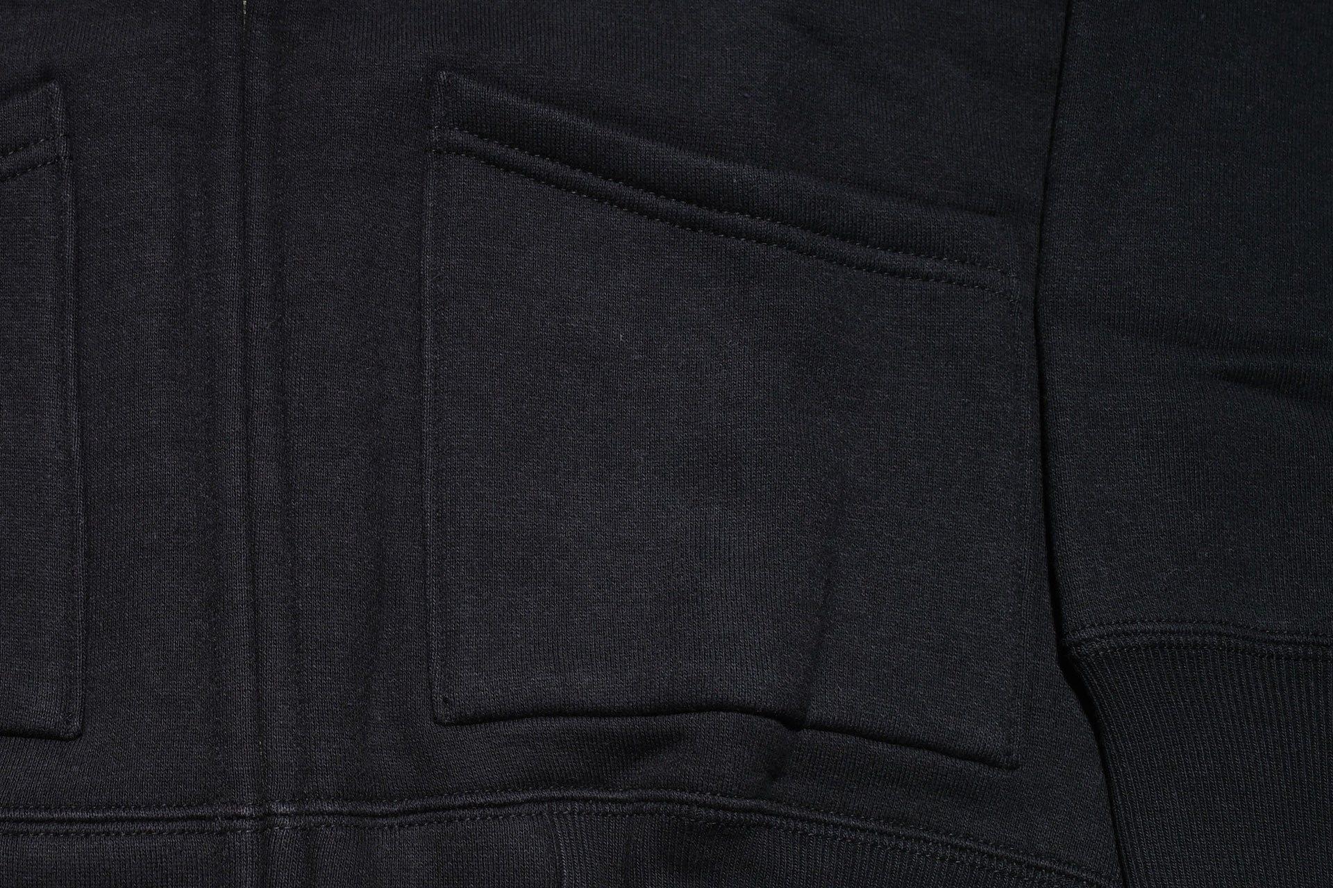 Unique Garment 12oz 'Pioneer' Loopwheeled Hoody (Shadow Black)