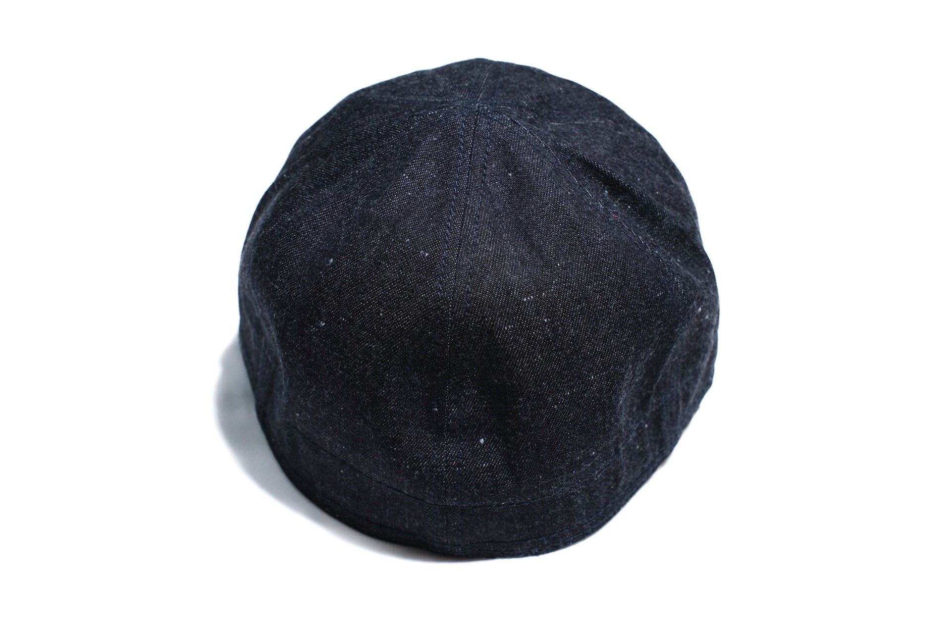 Unique Garment 12oz Indigo Dyed Nep Denim ‘Wingman’ A-3 Cap (Mist Indigo)