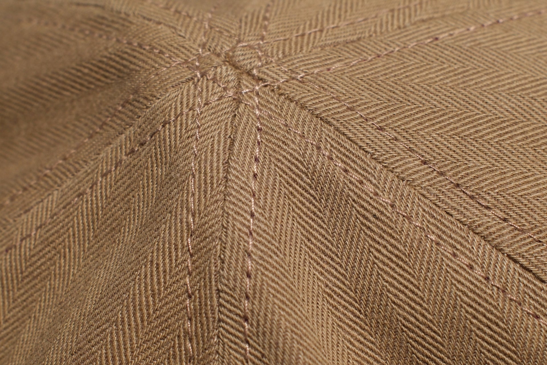 Unique Garment "Wingman" A-3 10oz HBT Cap (Sunset Beige)