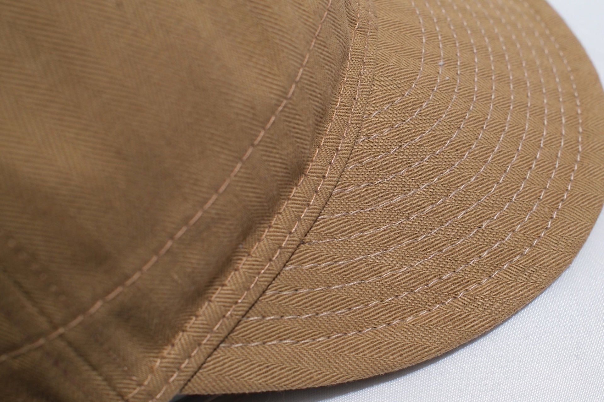 Unique Garment "Wingman" A-3 10oz HBT Cap (Sunset Beige)