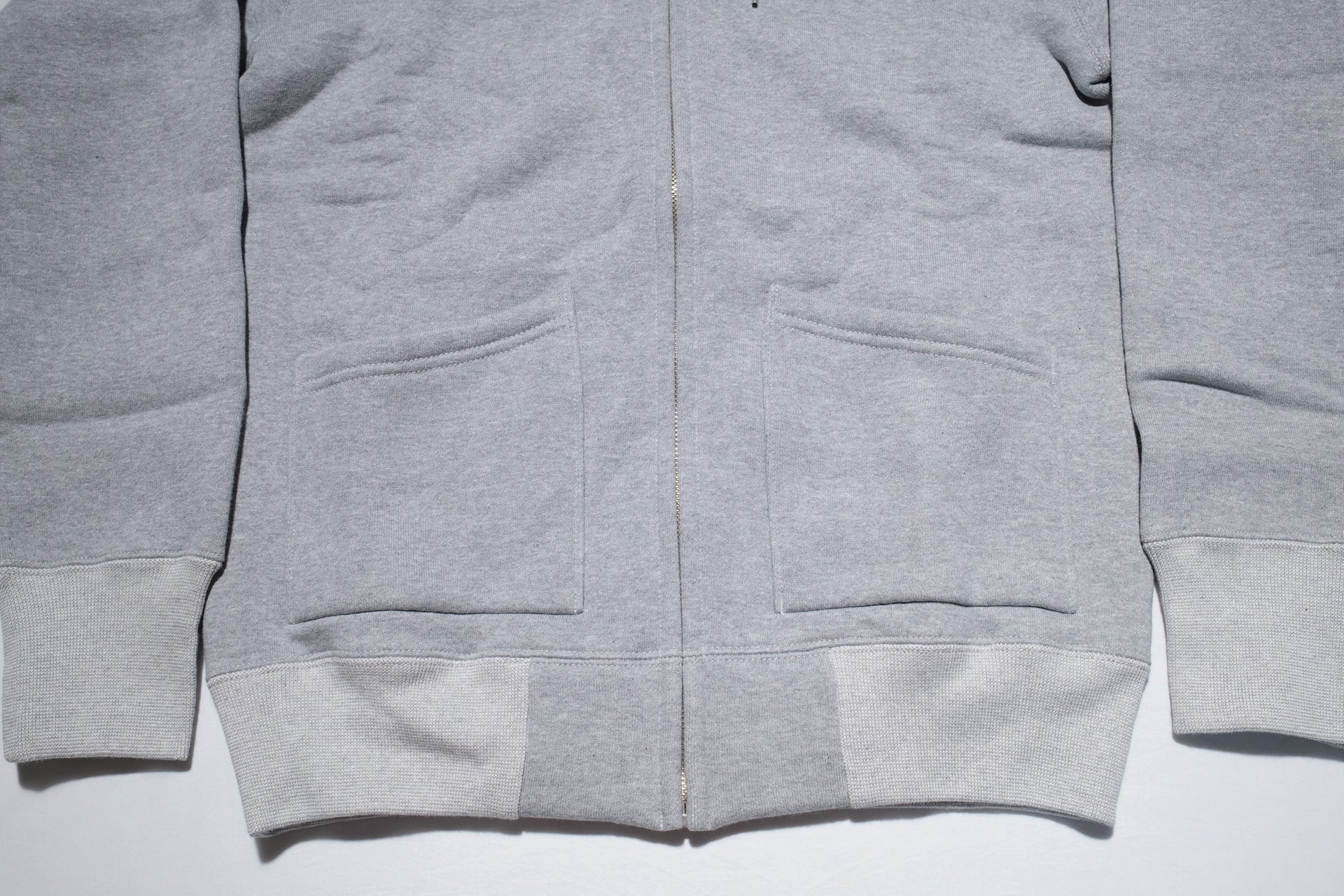 Unique Garment 12oz 'Pioneer' Loopwheeled Hoody (Heather Grey)