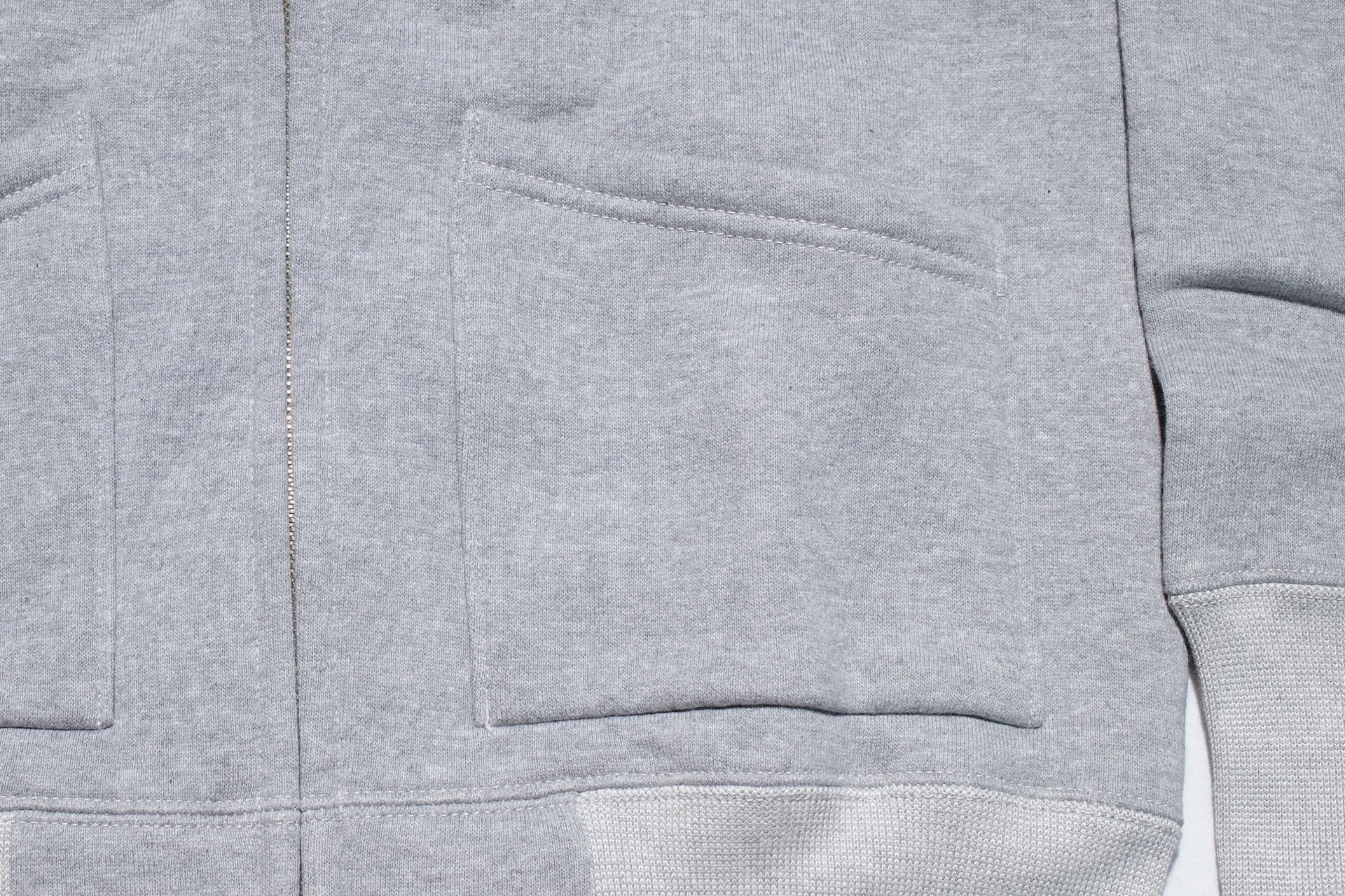 Unique Garment 12oz 'Pioneer' Loopwheeled Hoody (Heather Grey)