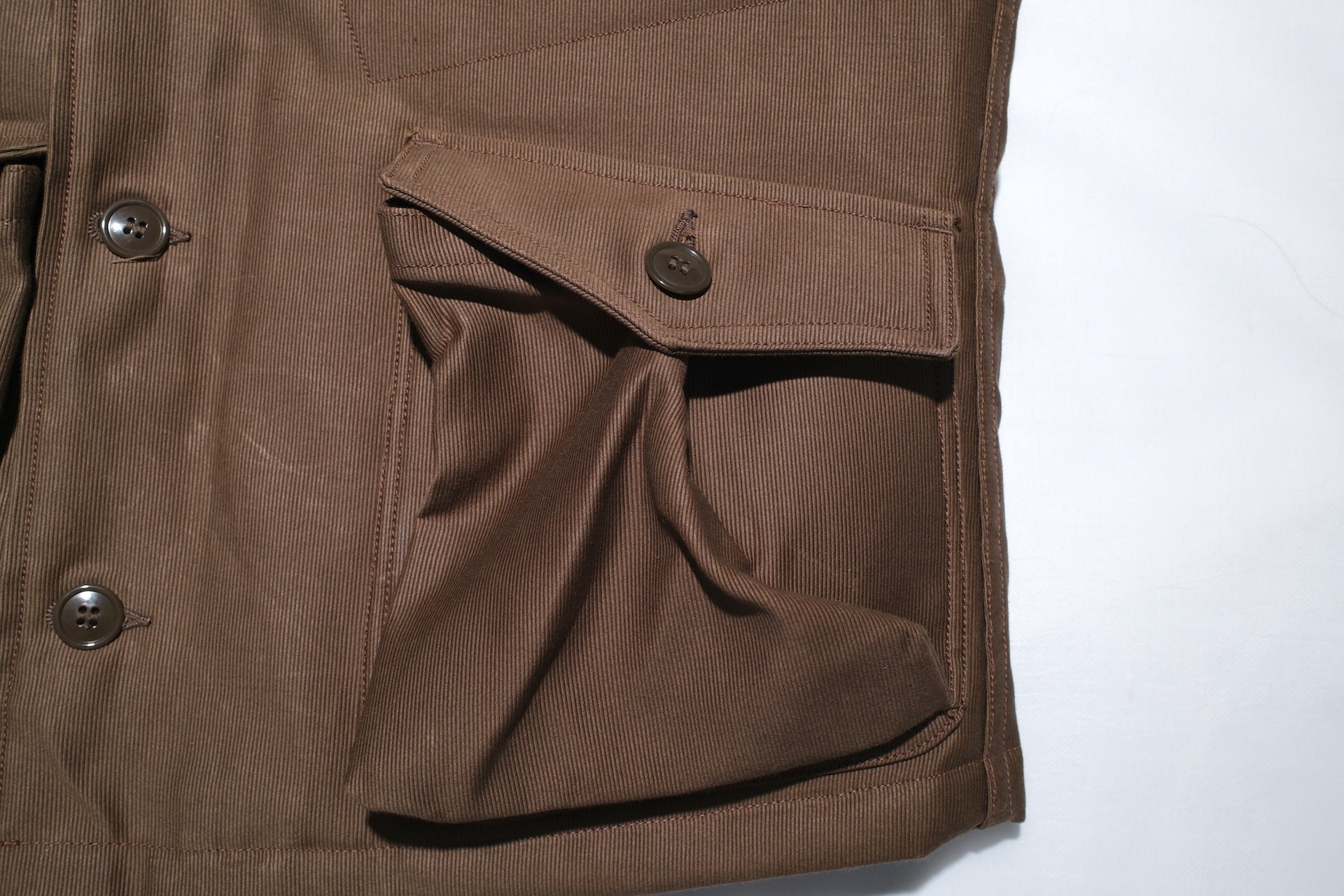 Freewheelers "Winter Aviators' Vest" (Dark Red Beige)