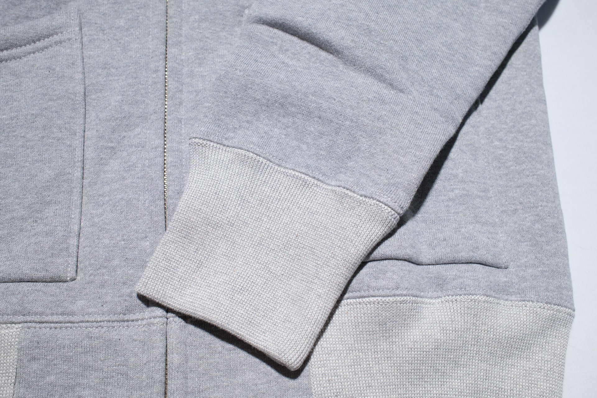 Unique Garment 12oz 'Pioneer' Loopwheeled Hoody (Heather Grey)