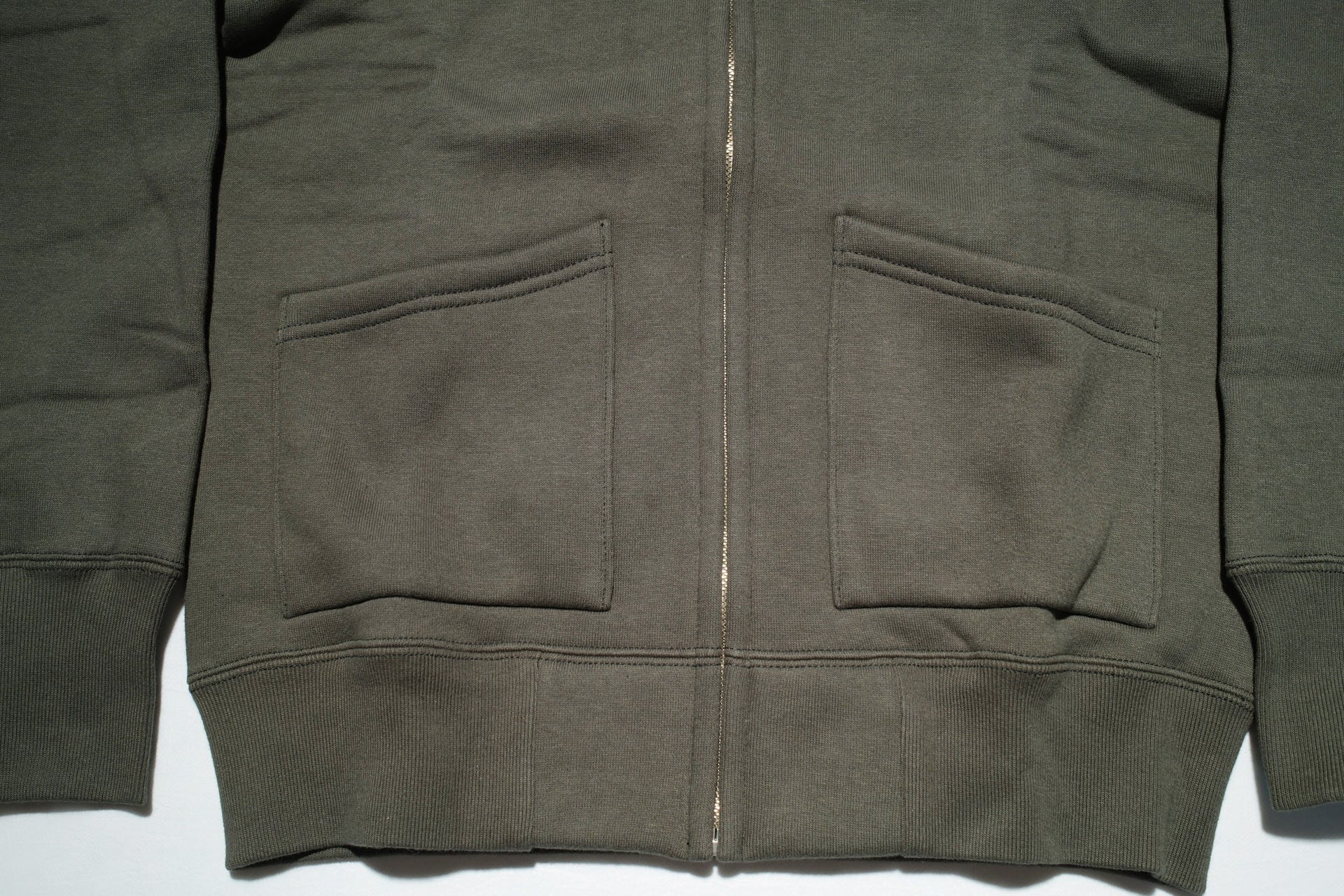 Unique Garment 12oz 'Pioneer' Loopwheeled Hoody (Desert Olive)