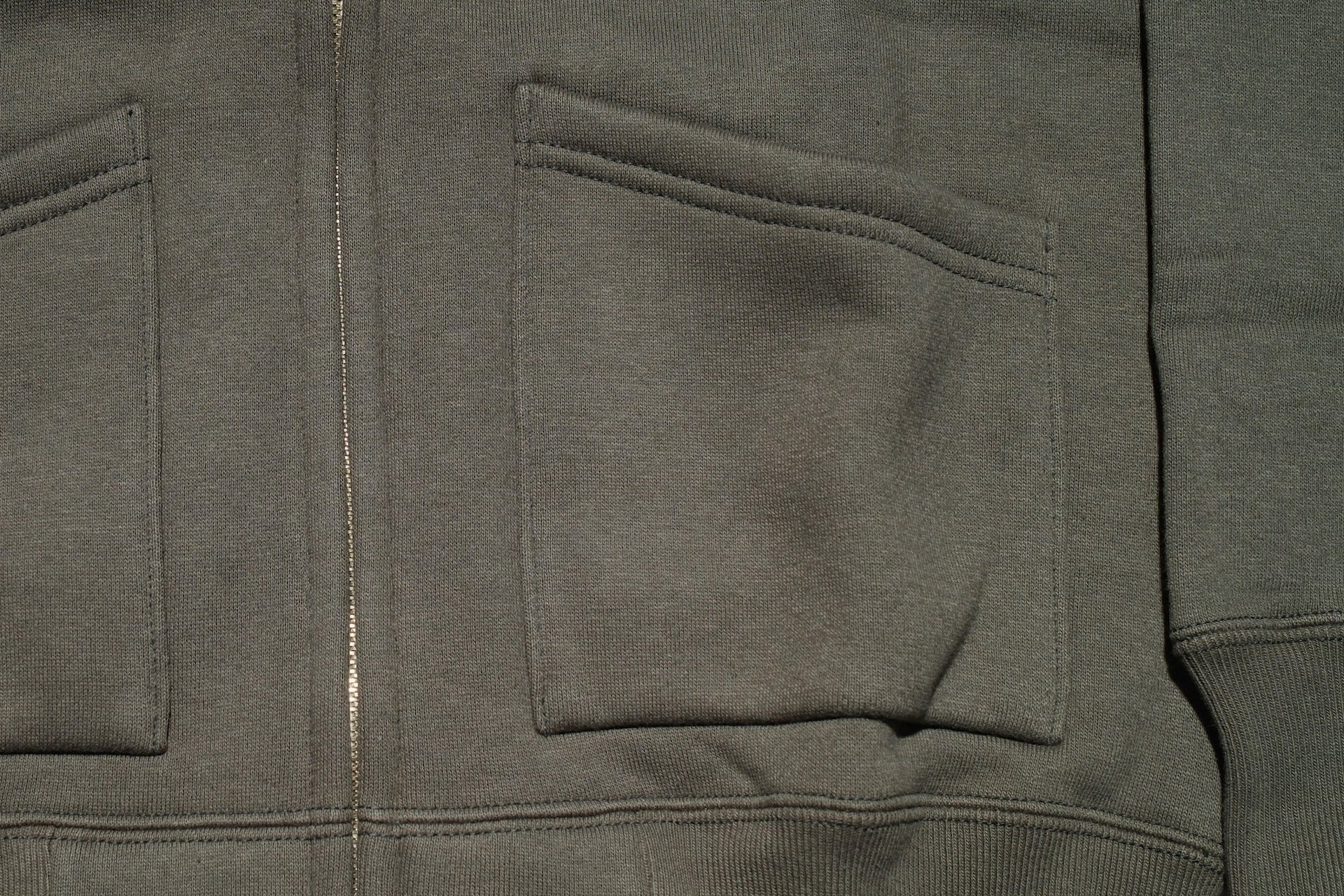 Unique Garment 12oz 'Pioneer' Loopwheeled Hoody (Desert Olive)