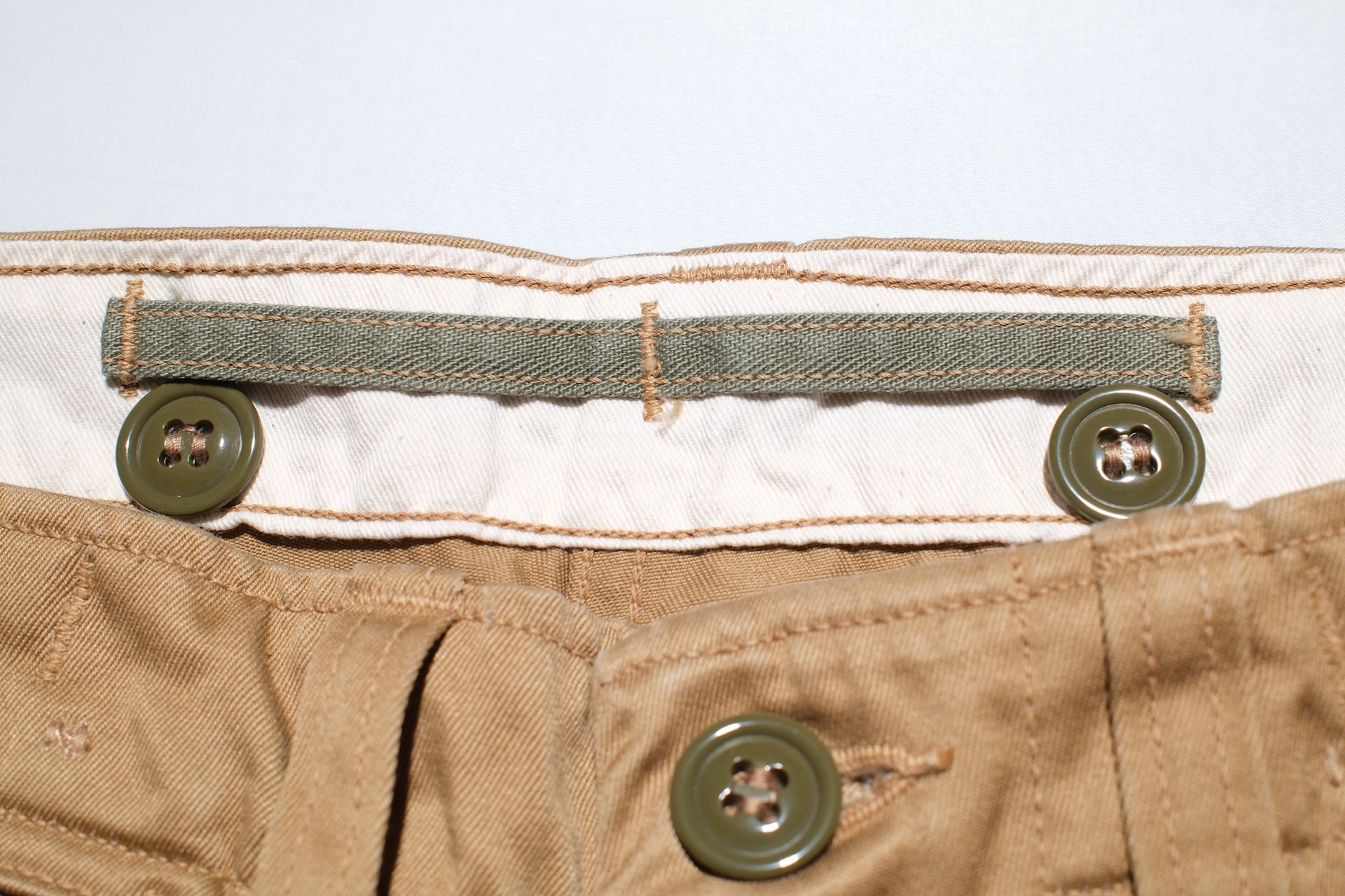 Freewheelers 11oz "M-1950" Civilian Military-Style Chino Trousers (Camel)