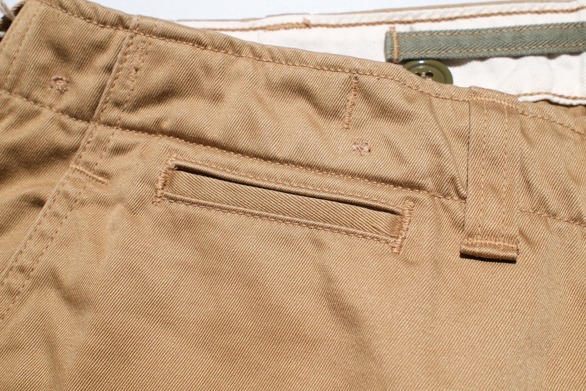 Freewheelers 11oz "M-1950" Civilian Military-Style Chino Trousers (Camel)