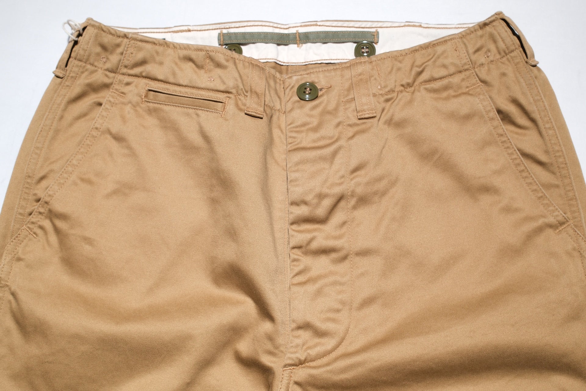 Freewheelers 11oz "M-1950" Civilian Military-Style Chino Trousers (Camel)
