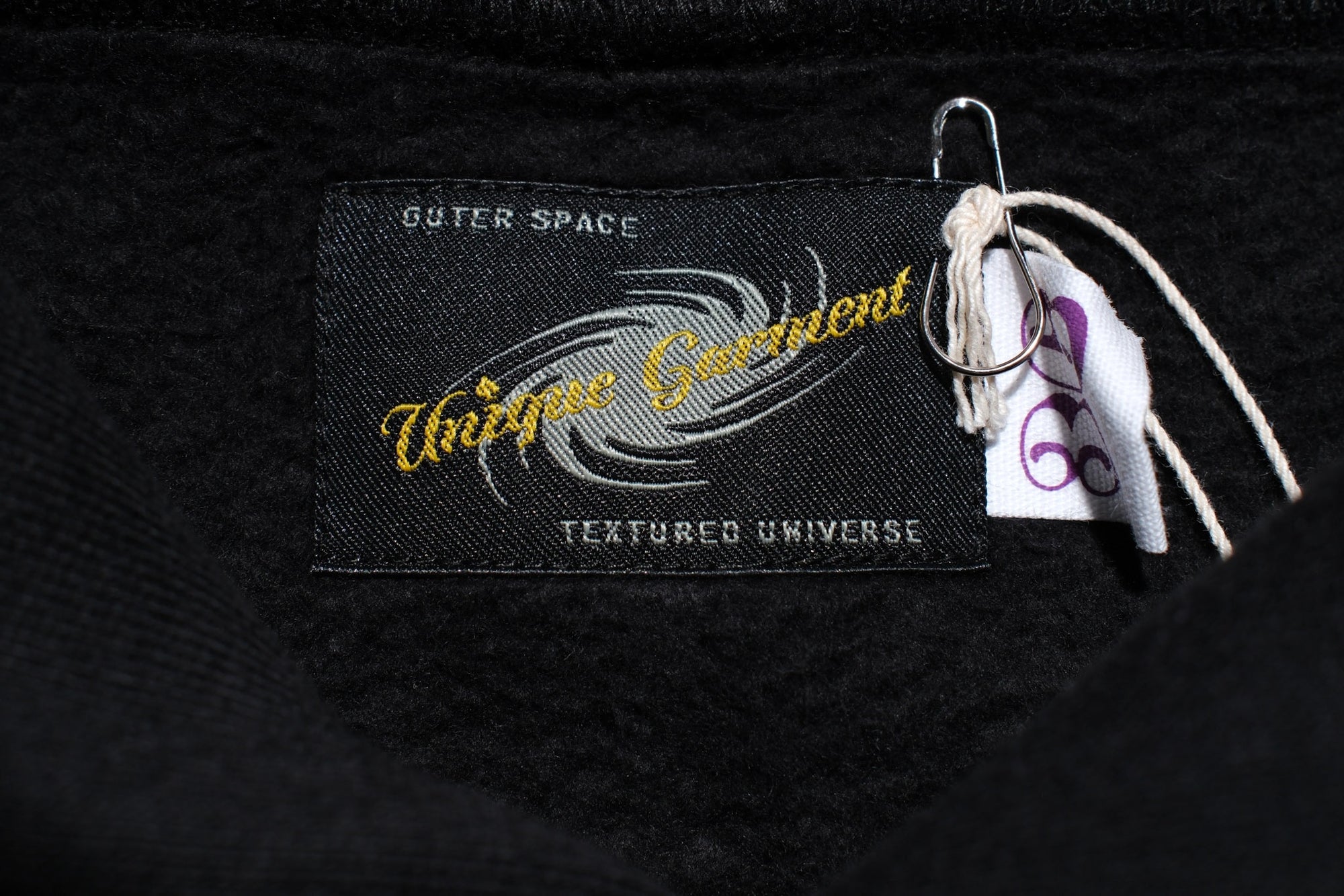 Unique Garment 12oz 'Pioneer' Loopwheeled Pullover (Shadow Black)