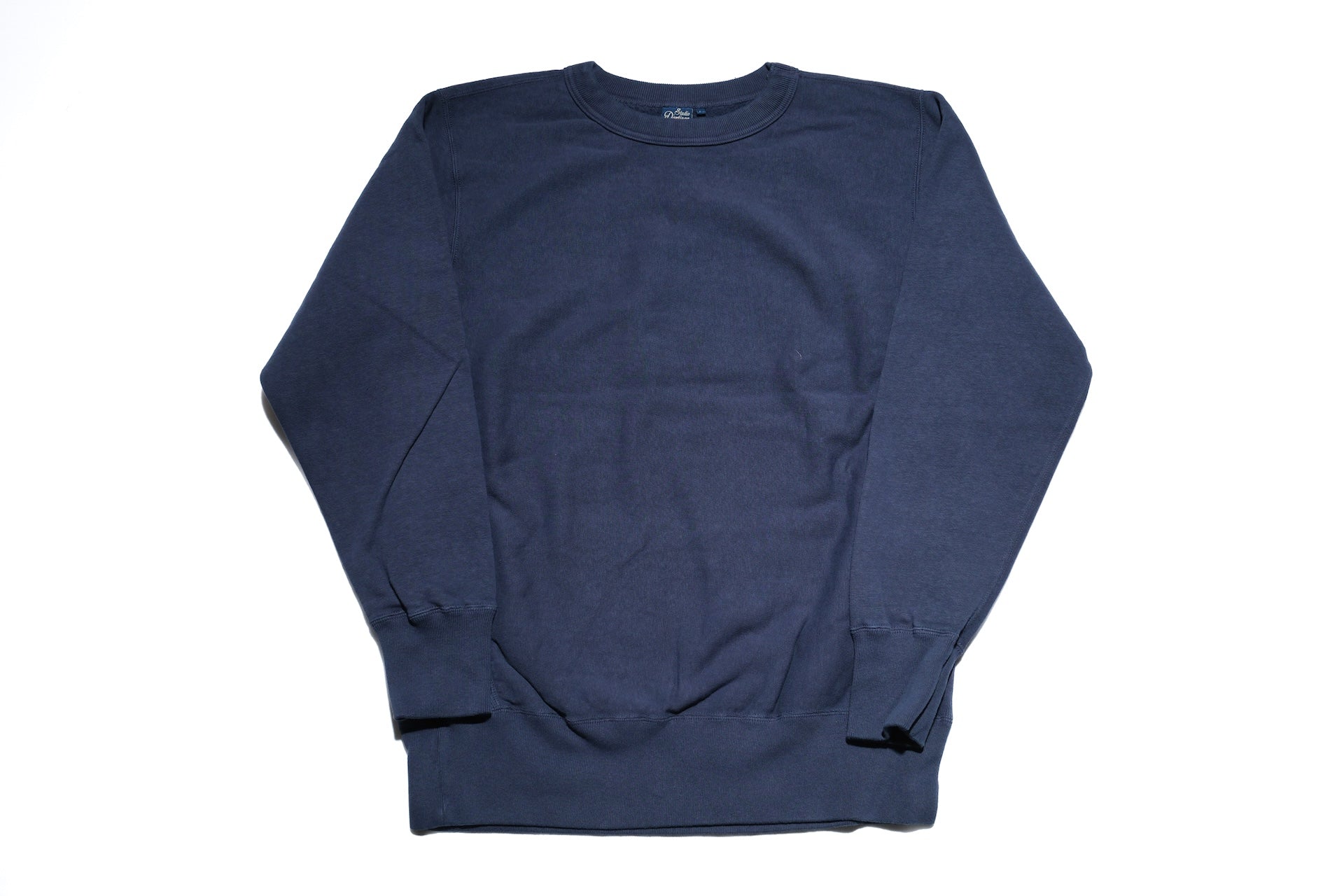 Studio D'Artisan 12oz "Ishikawadai" Loopwheeled Sweatshirt (Navy)