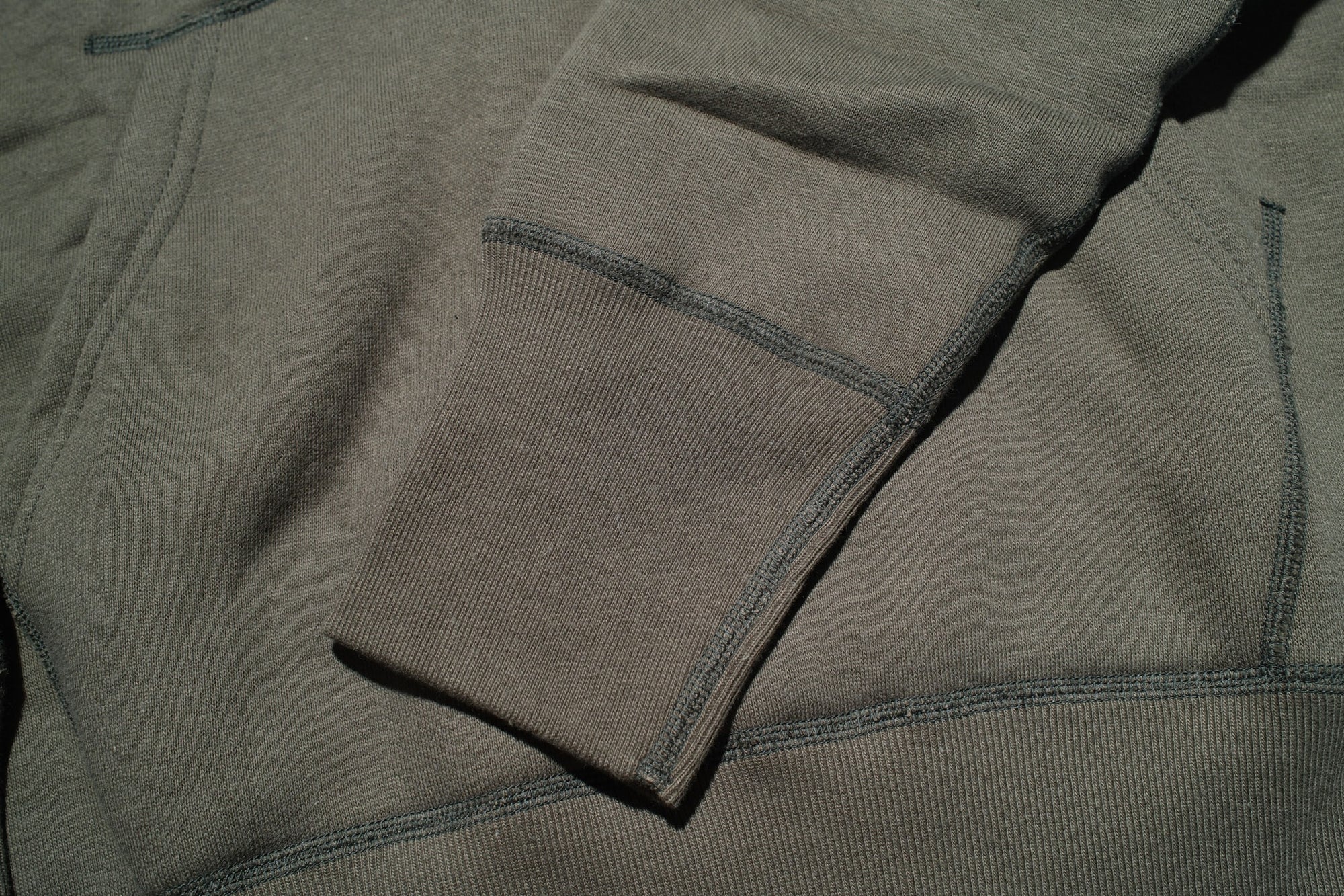 Unique Garment 12oz 'Pioneer' Loopwheeled Pullover (Desert Olive)