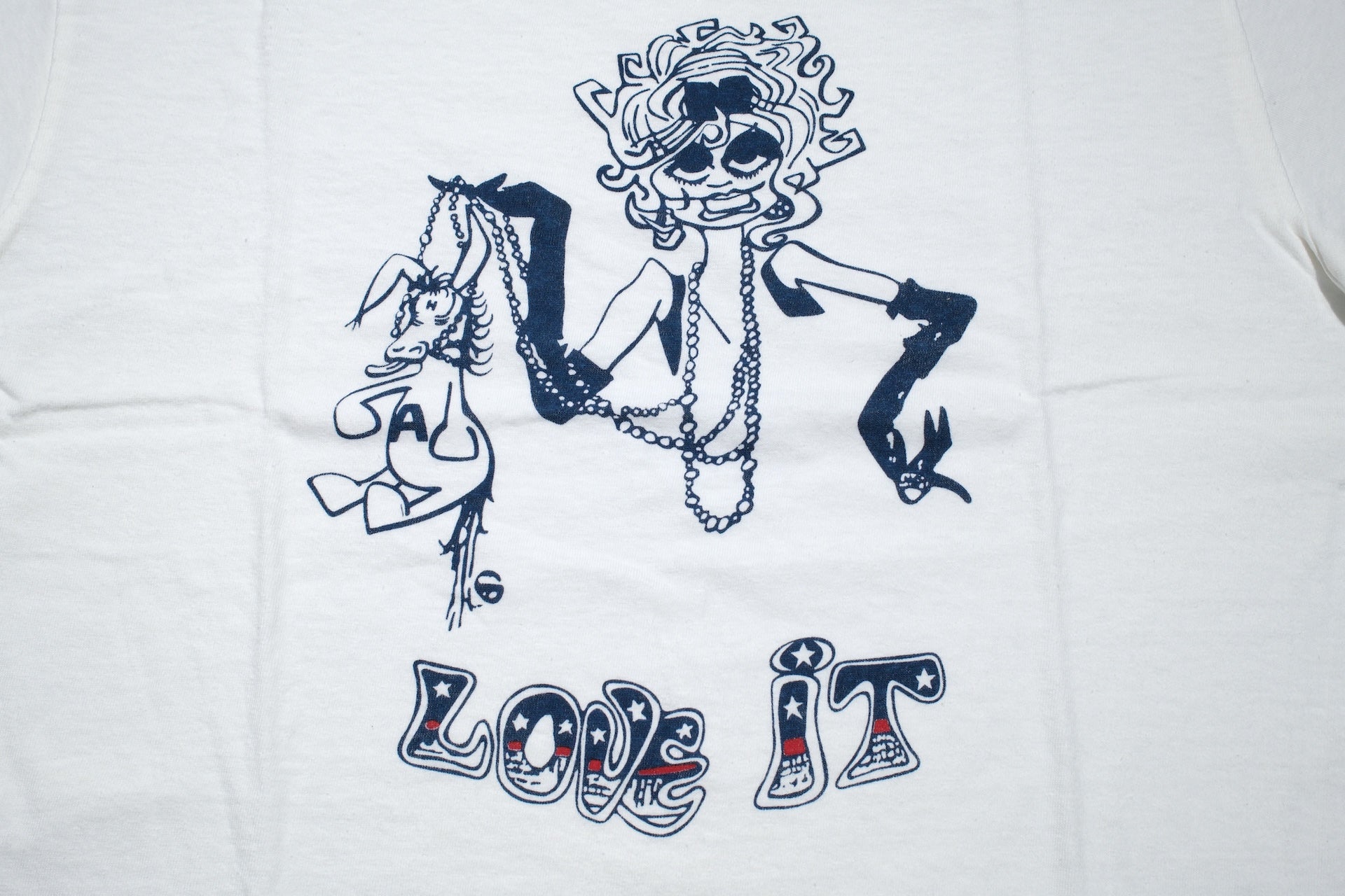 Dubble Works 5.5oz "Love It" Loopwheeled Tee (White)