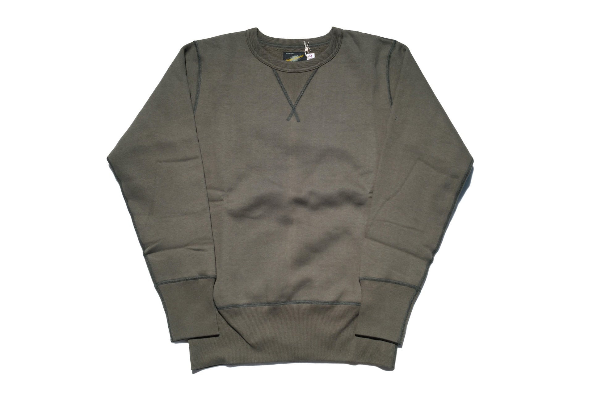 Unique Garment 12oz 'Pioneer' Loopwheeled Sweatshirt (Desert Olive)