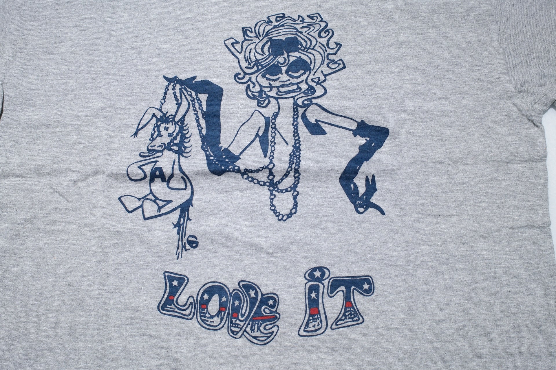 Dubble Works 5.5oz "Love It" Loopwheeled Tee (Grey)