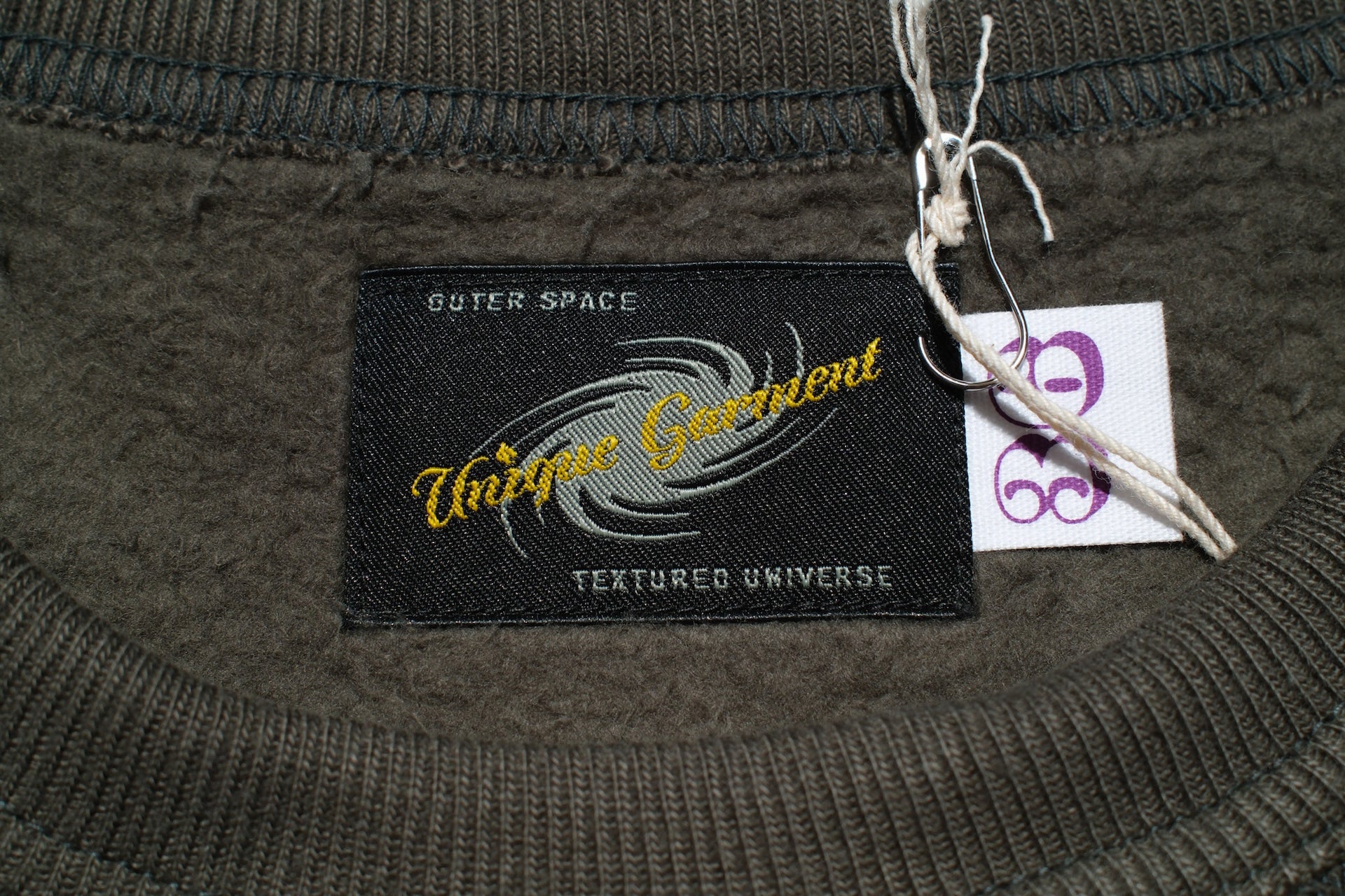 Unique Garment 12oz 'Pioneer' Loopwheeled Sweatshirt (Desert Olive)