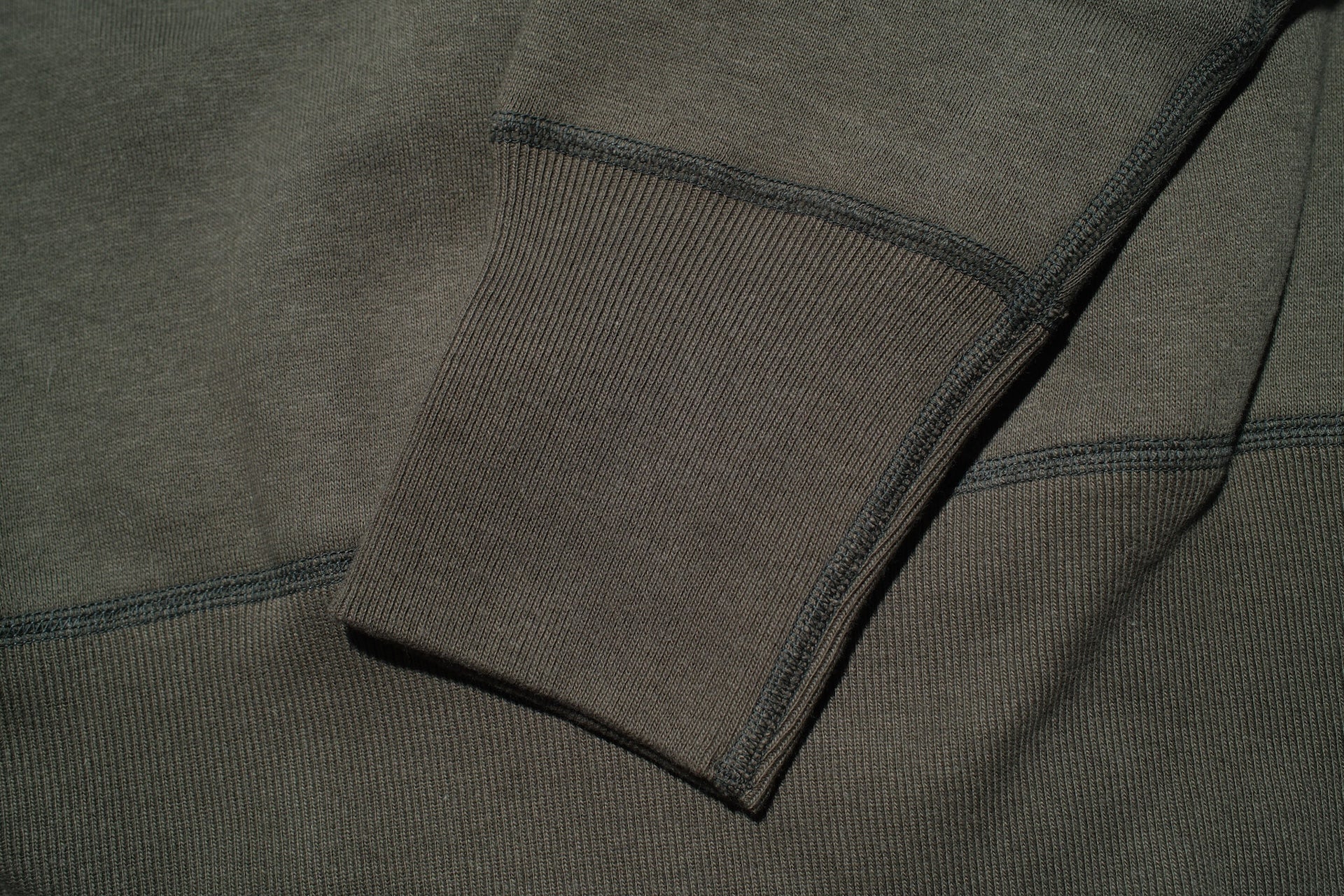 Unique Garment 12oz 'Pioneer' Loopwheeled Sweatshirt (Desert Olive)