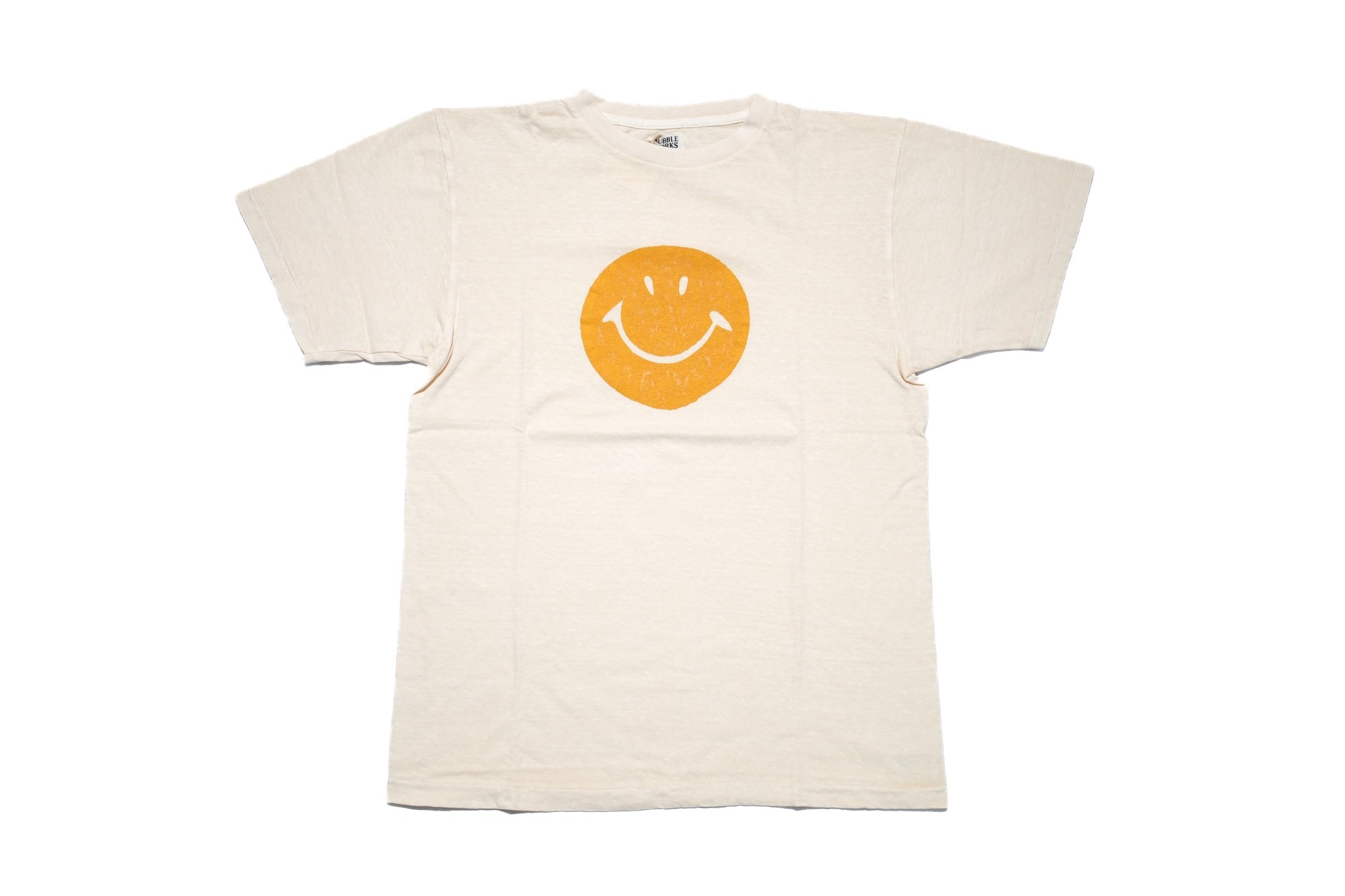 Dubble Works 5.5oz "Smile" Loopwheeled Pigment-Dyed Tee (Cream)