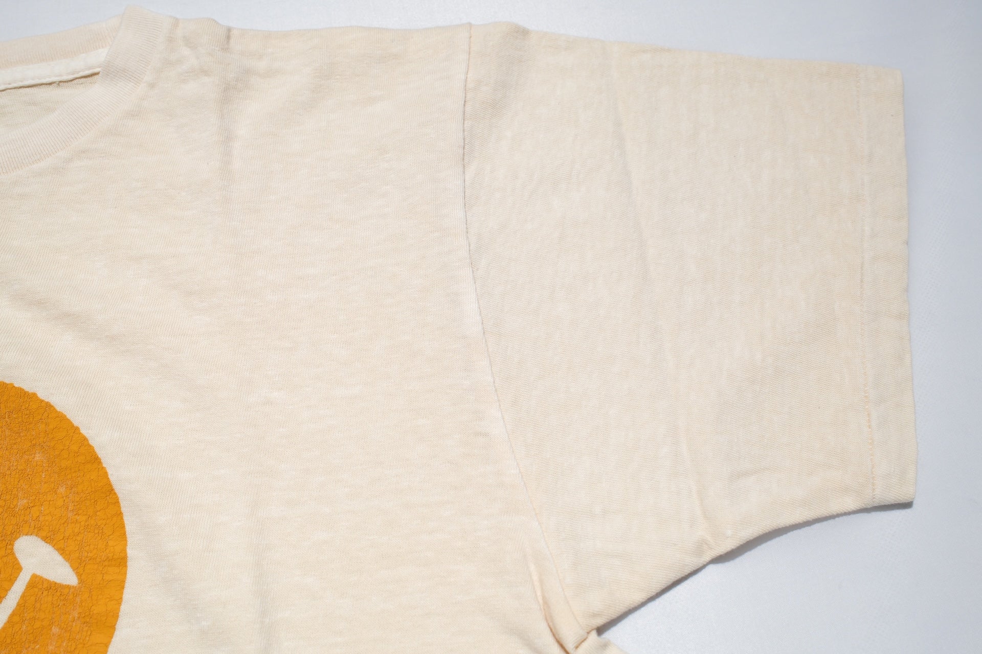 Dubble Works 5.5oz "Smile" Loopwheeled Pigment-Dyed Tee (Cream)