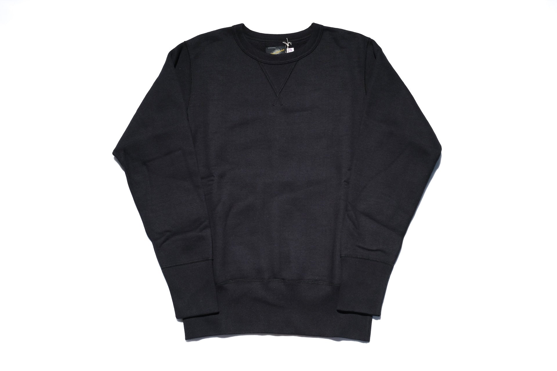 Unique Garment 12oz 'Pioneer' Loopwheeled Sweatshirt (Shadow Black)