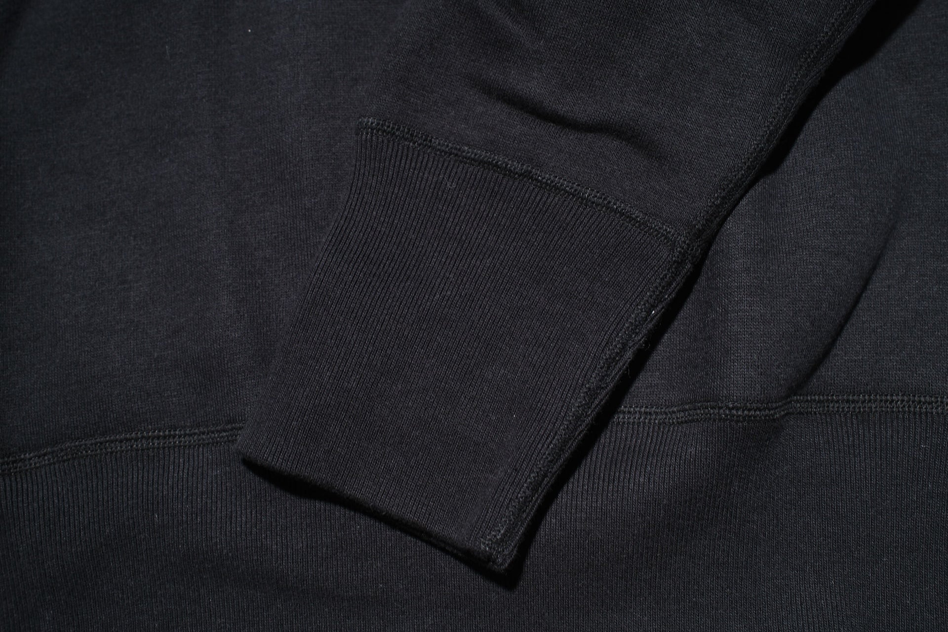 Unique Garment 12oz 'Pioneer' Loopwheeled Sweatshirt (Shadow Black)