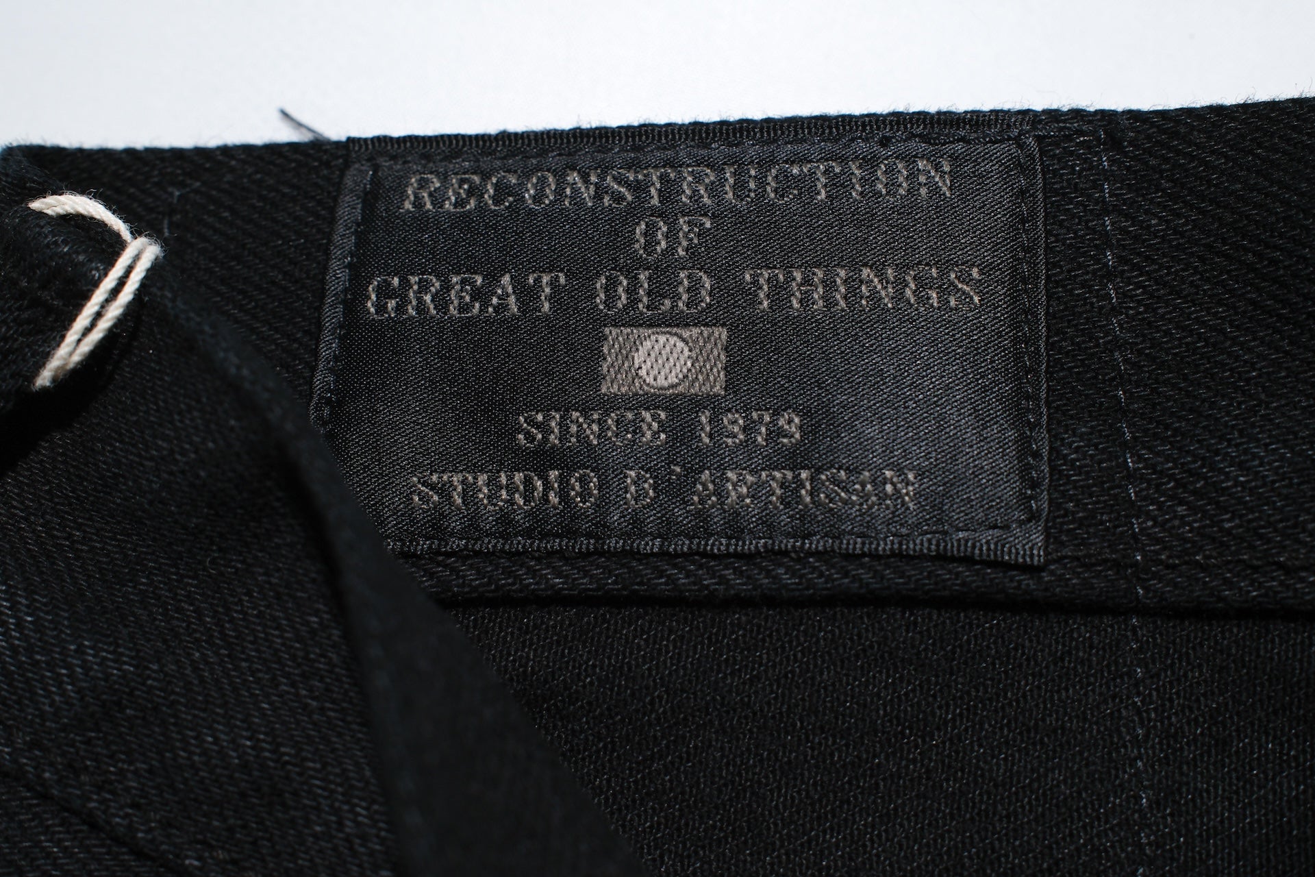 Studio D'Artisan 14oz "Kurozome" Ultimate-Black Denim (Tapered fit)