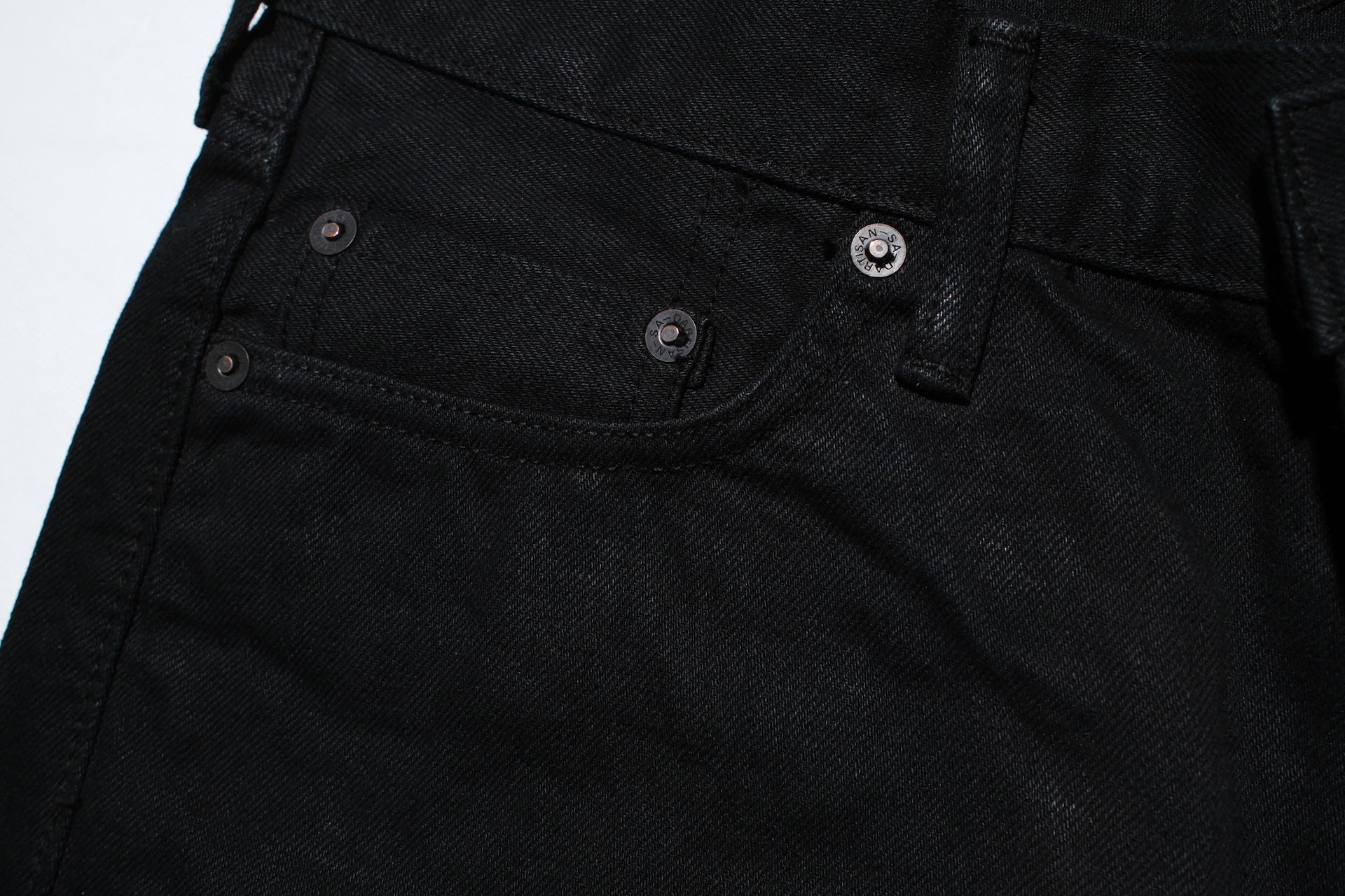 Studio D'Artisan 14oz "Kurozome" Ultimate-Black Denim (Tapered fit)