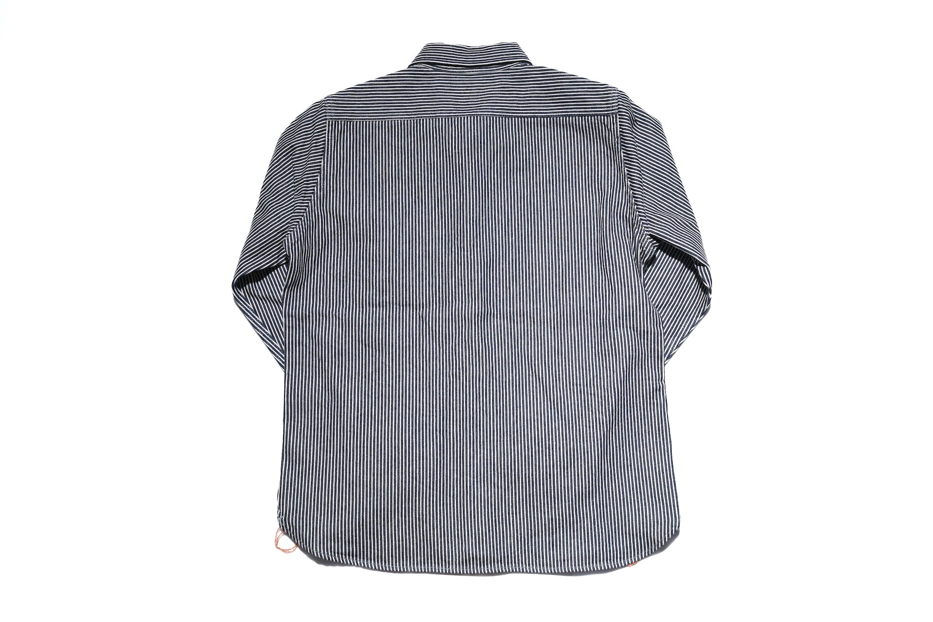 Iron Heart 12oz Indigo Dyed Hickory Stripe Work Shirt