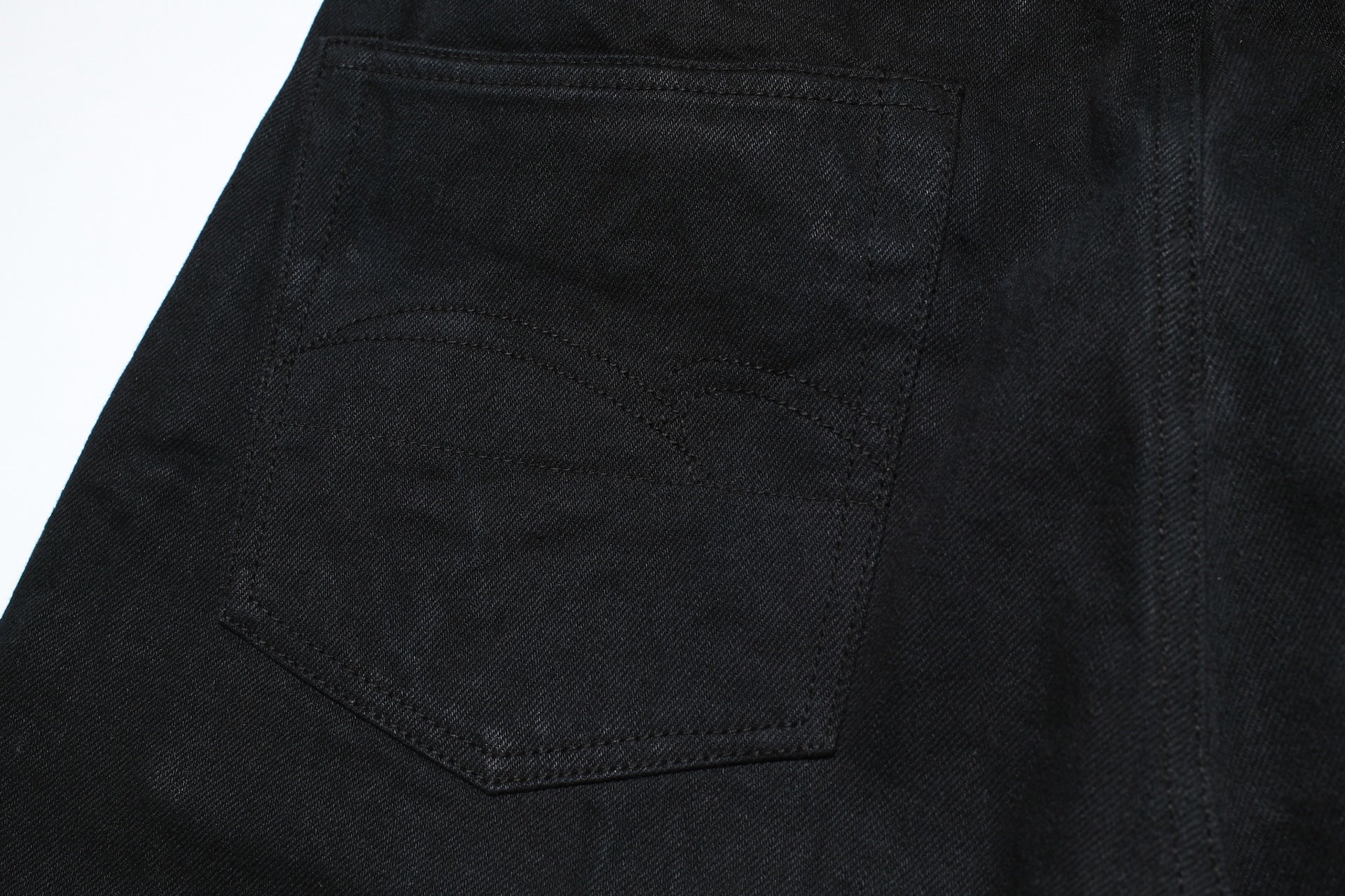 Studio D'Artisan 14oz "Kurozome" Ultimate-Black Denim (Tapered fit)