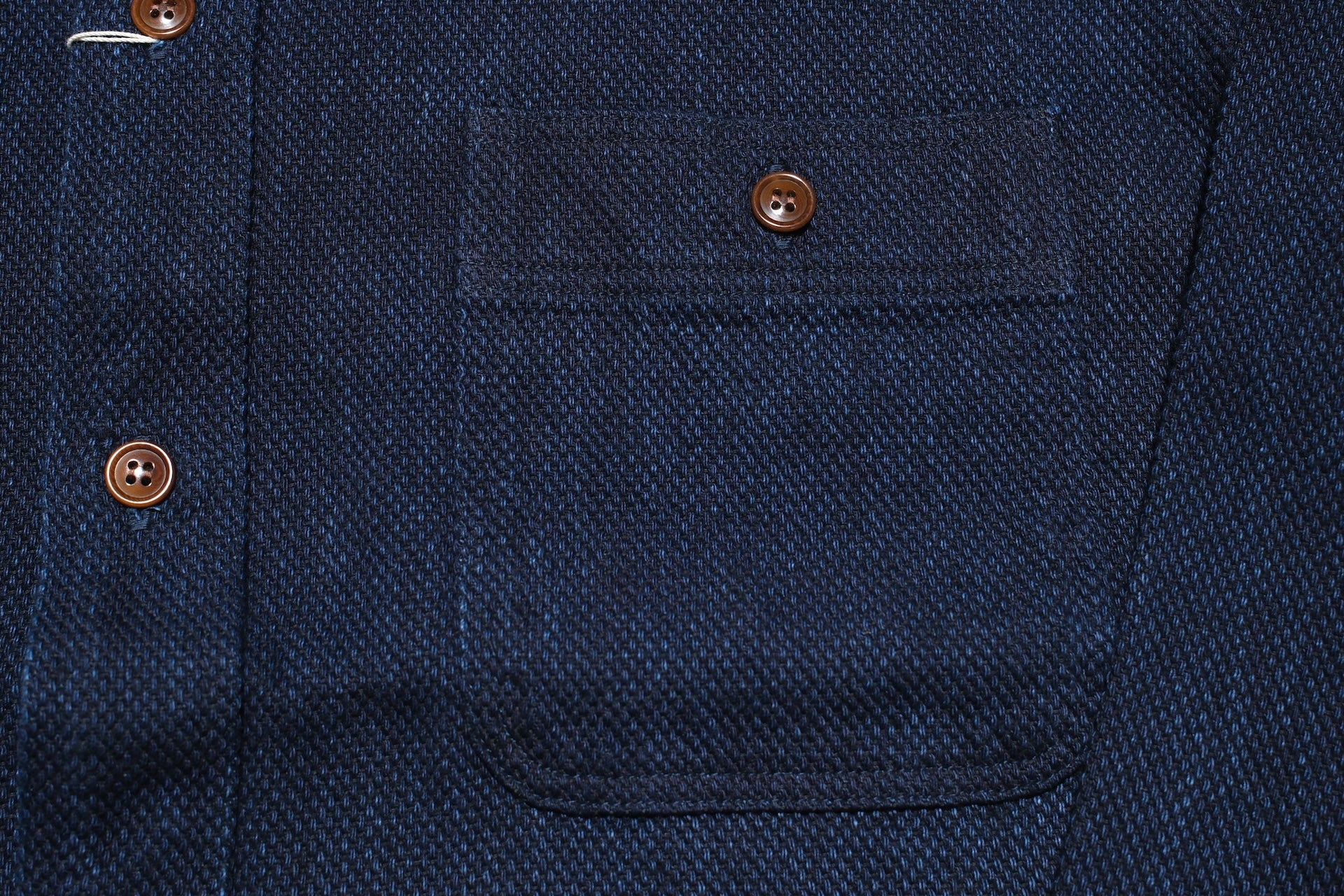 Studio D'Artisan 11oz Indigo Dyed Sashiko Workshirt