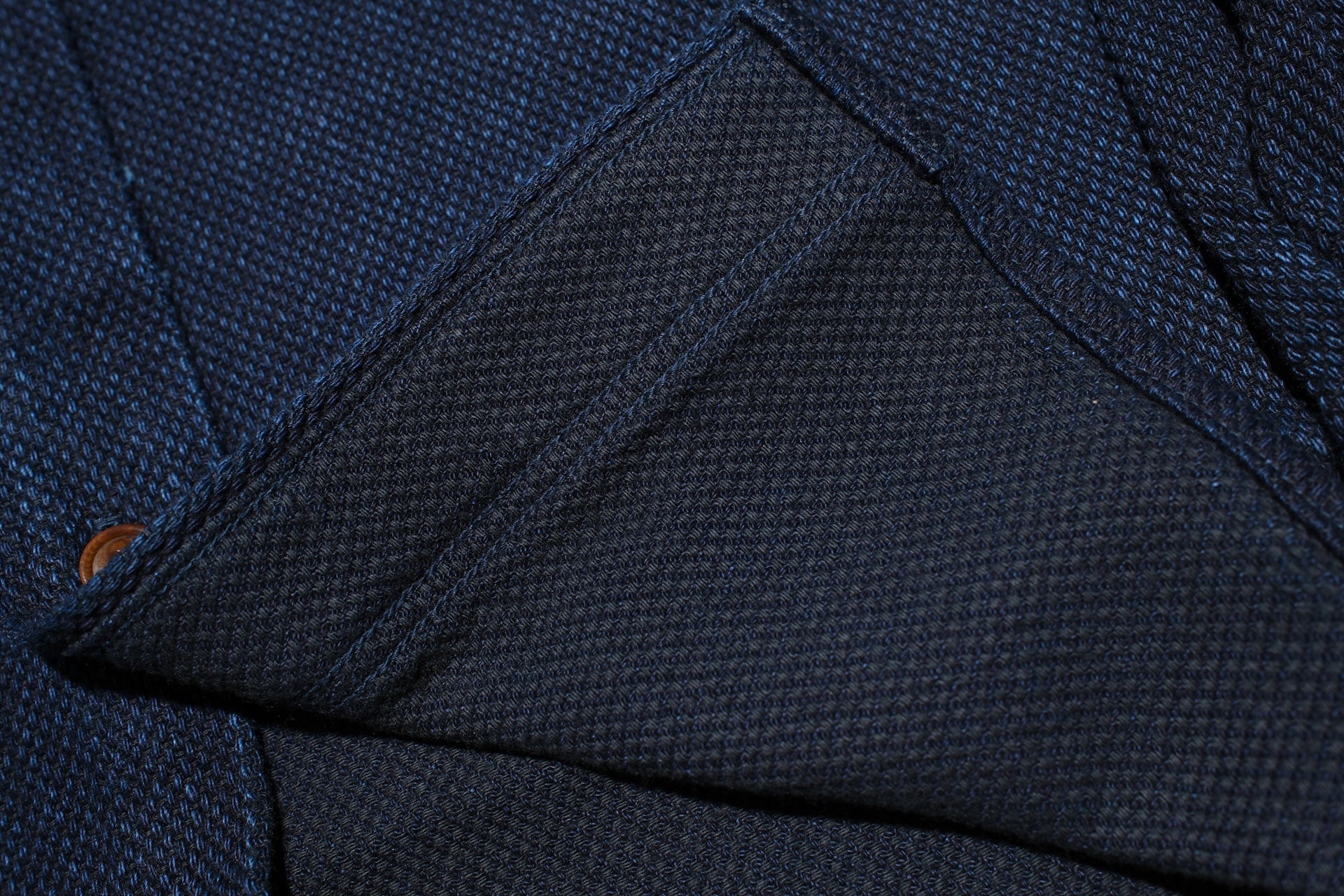 Studio D'Artisan 11oz Indigo Dyed Sashiko Workshirt