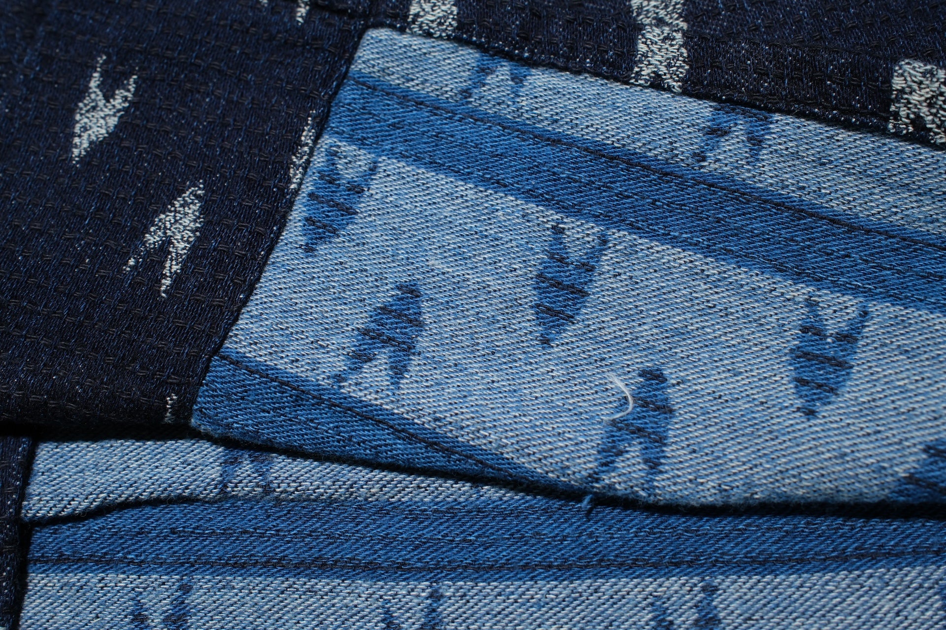 Studio D'Artisan 10oz Indigo Dyed “Yagasuri” Sashiko Workshirt