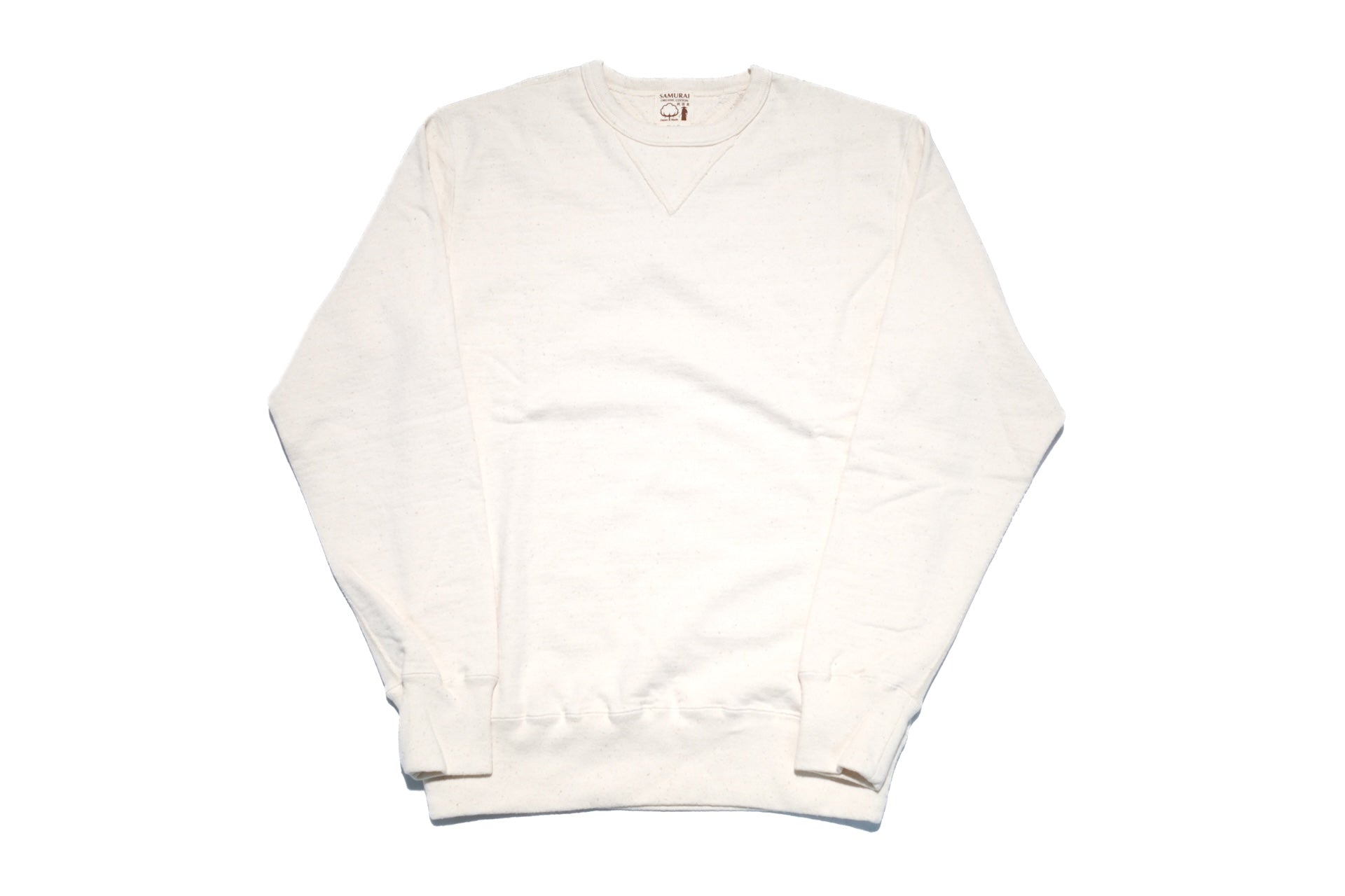 Samurai 17oz "Nippon Cotton" Slub Yarn Sweatshirt (Natural)