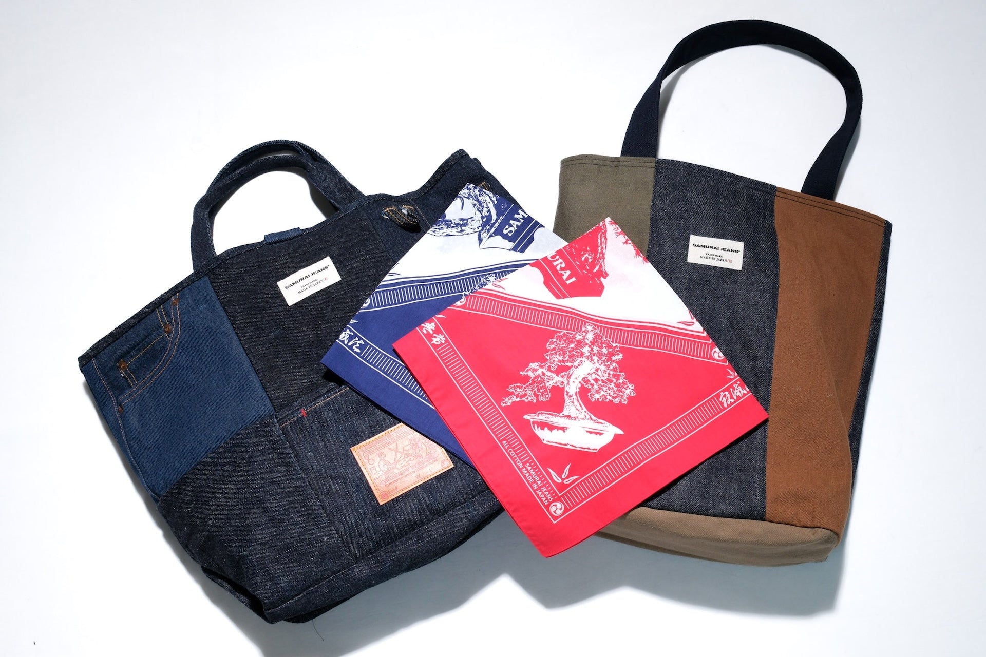 Samurai Multi-fabric "Patchwork" Totebag