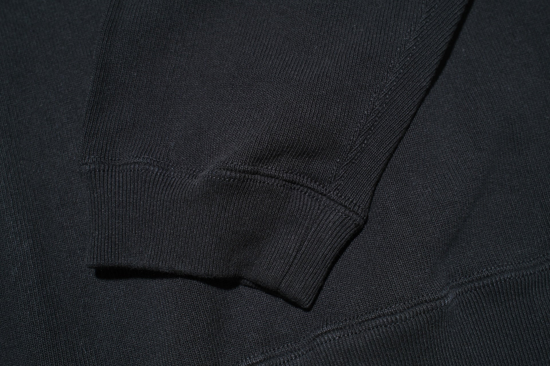 Samurai 12oz "Nippon Cotton" Raglan Tee-Sweat (Solid Black)