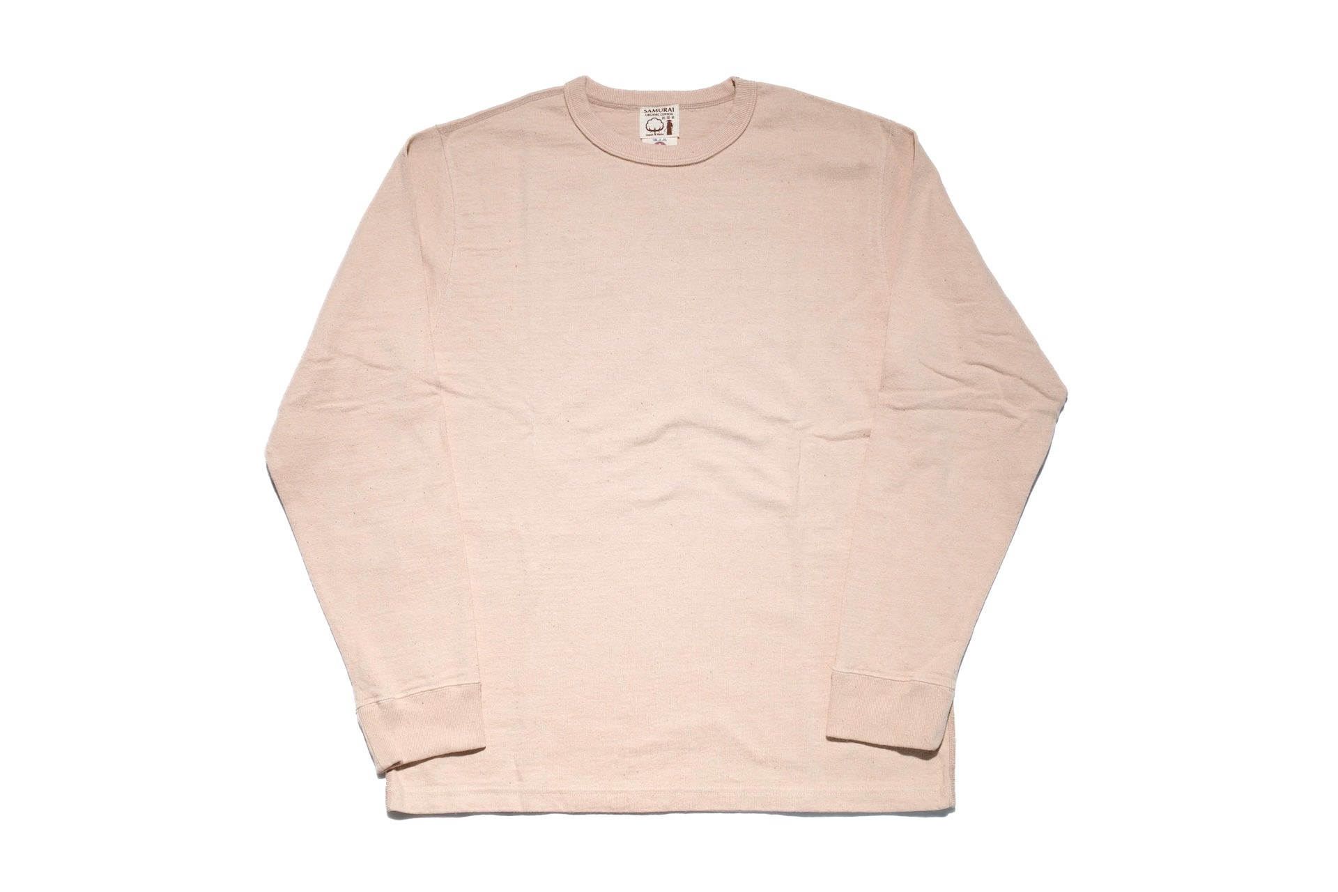 Samurai 12oz "Nippon Cotton" L/S Plain Tee (Light Kuri)