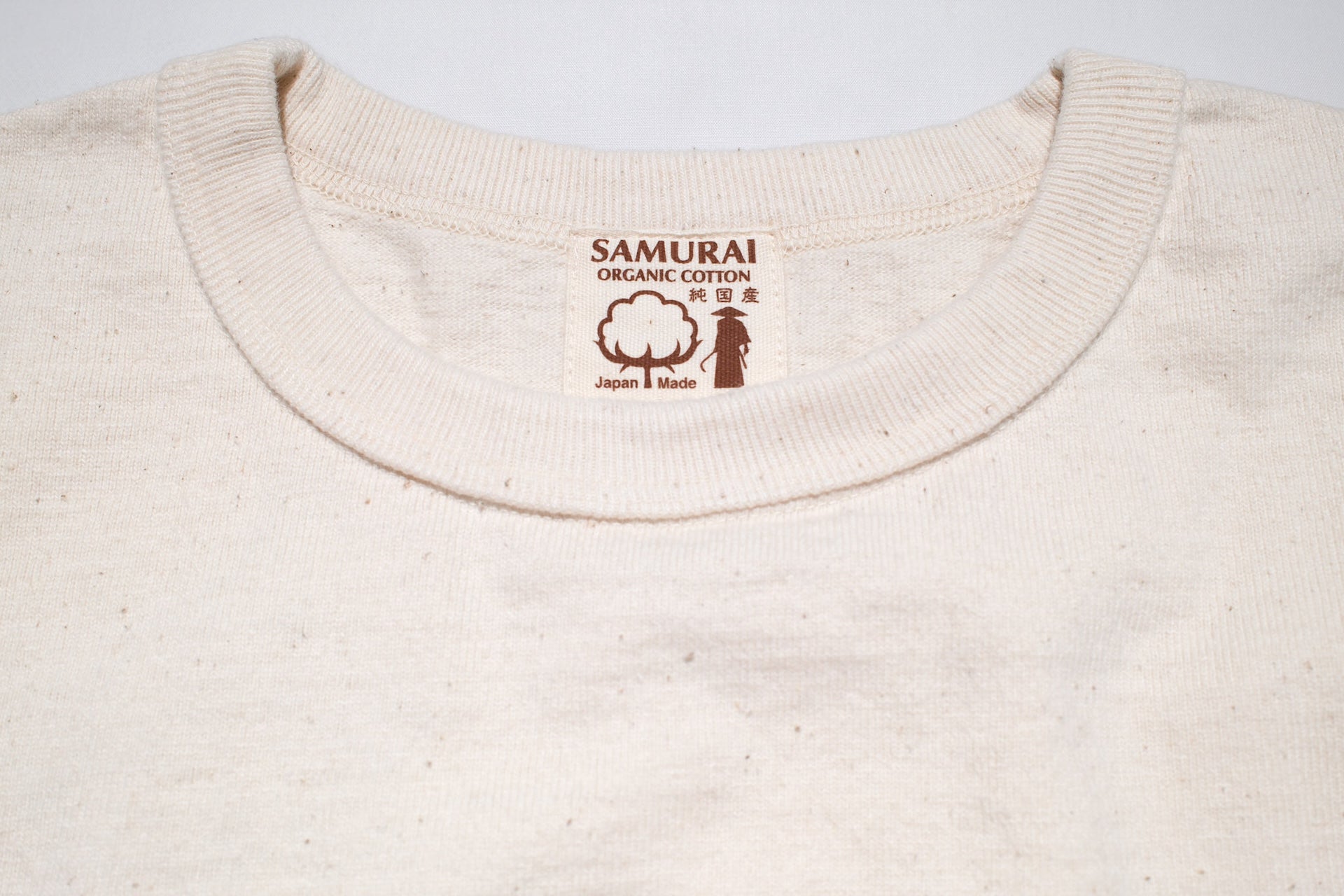 Samurai 12oz "Nippon Cotton" L/S Plain Tee (Natural)