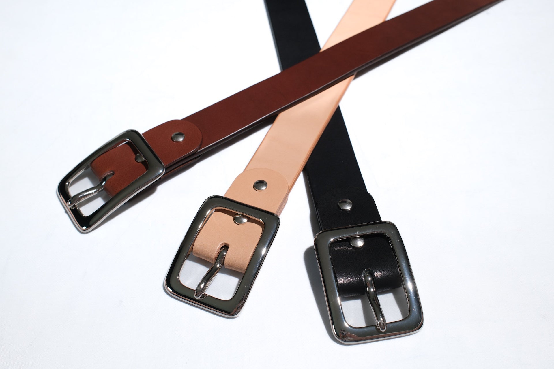 Iron Heart Heavy Duty "Tochigi" Cowhide Belt (Brown)