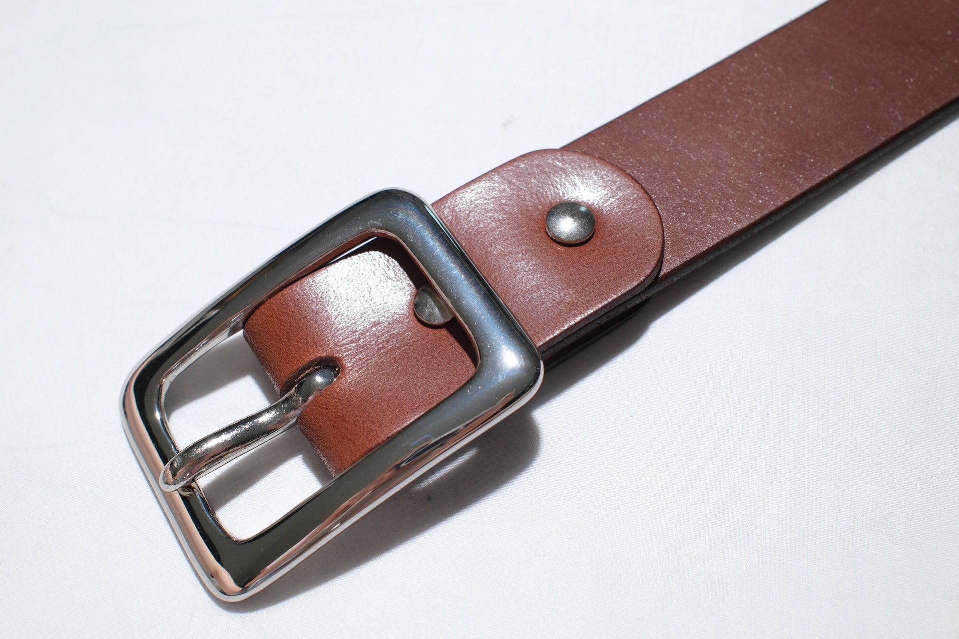 Iron Heart Heavy Duty "Tochigi" Cowhide Belt (Brown)