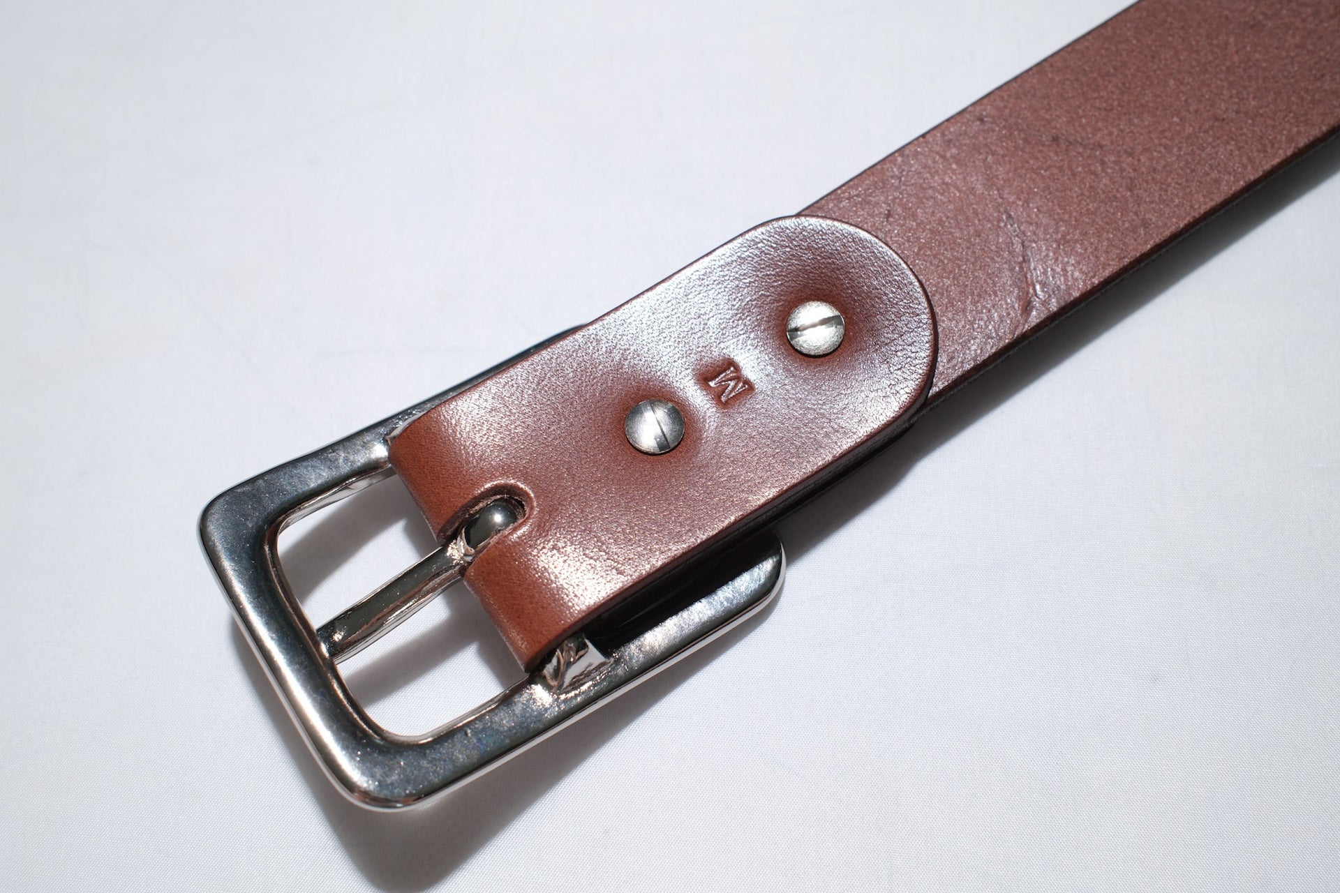 Iron Heart Heavy Duty "Tochigi" Cowhide Belt (Brown)