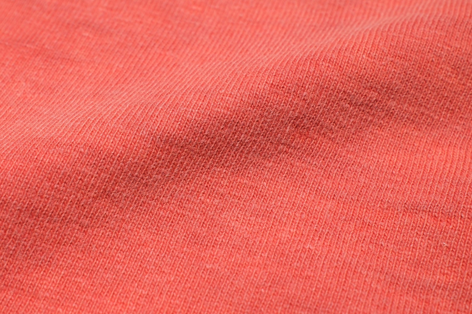 Dubble Works 7.7oz "Fallen Cotton" Loopwheeled Pigment-Dyed L/S Tee (Orange)