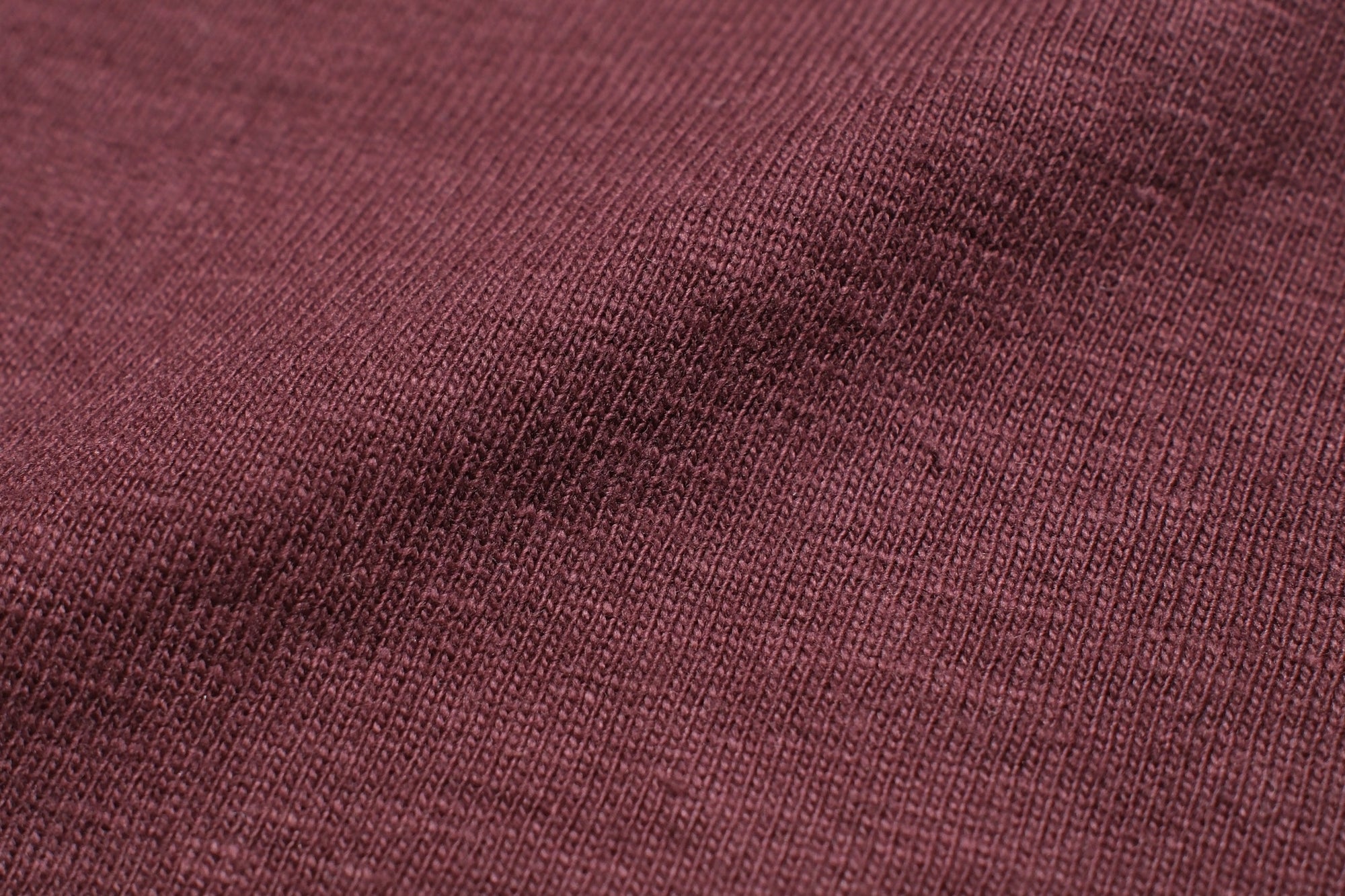 Dubble Works 7.7oz "Fallen Cotton" Loopwheeled Signature L/S Tee (Burgundy)