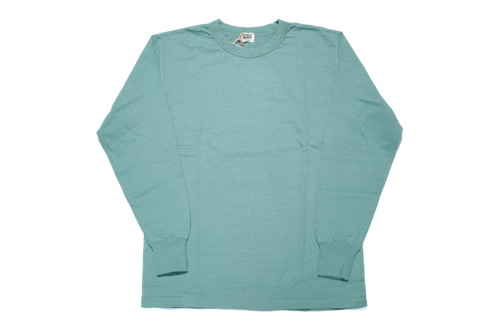 Dubble Works 7.7oz "Fallen Cotton" Loopwheeled Signature L/S Tee (Emerald)