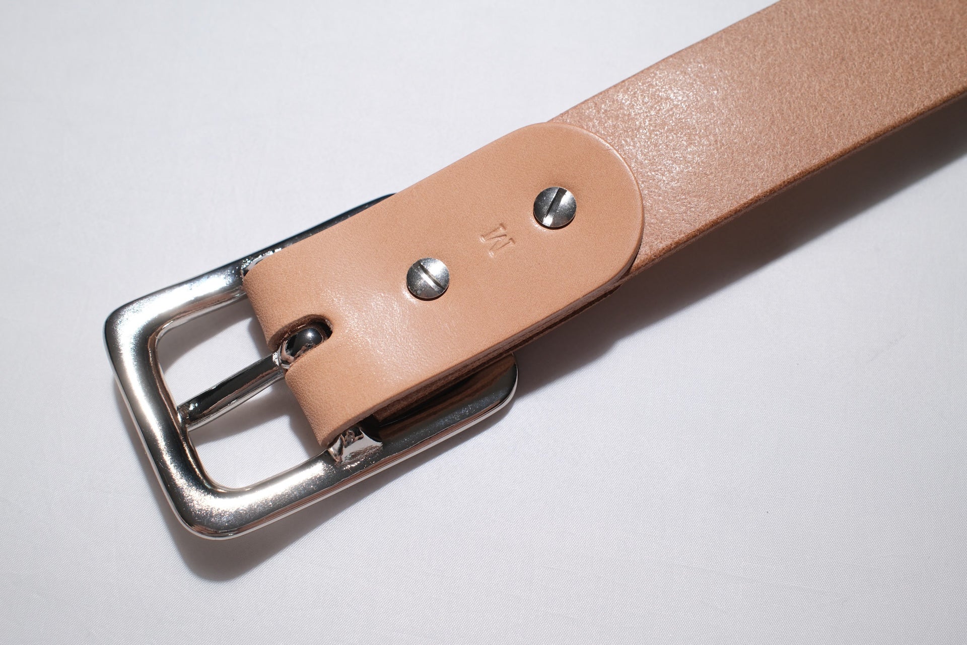 Iron Heart Heavy Duty "Tochigi" Cowhide Belt (Tan)