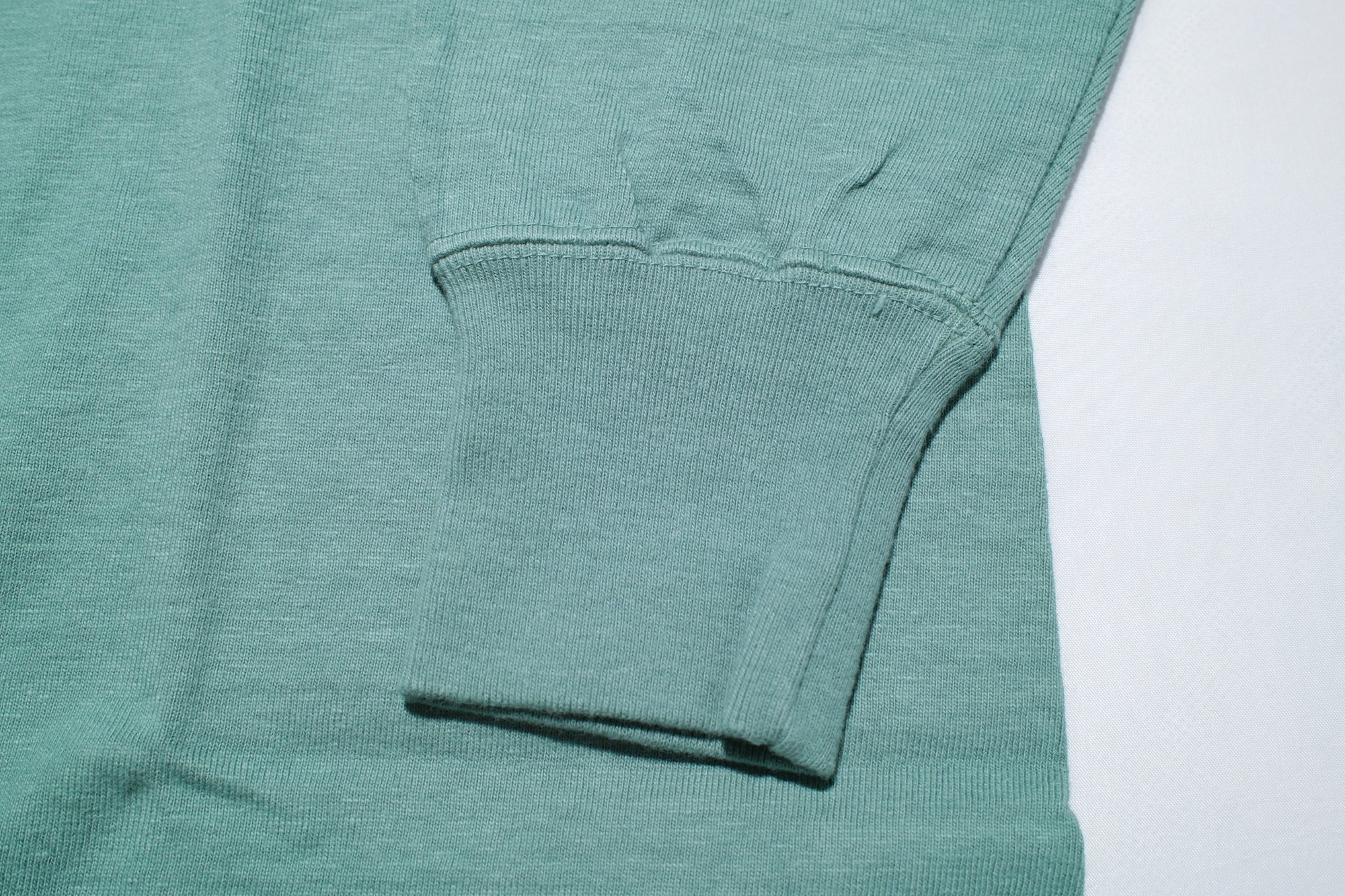 Dubble Works 7.7oz "Fallen Cotton" Loopwheeled Signature L/S Tee (Emerald)