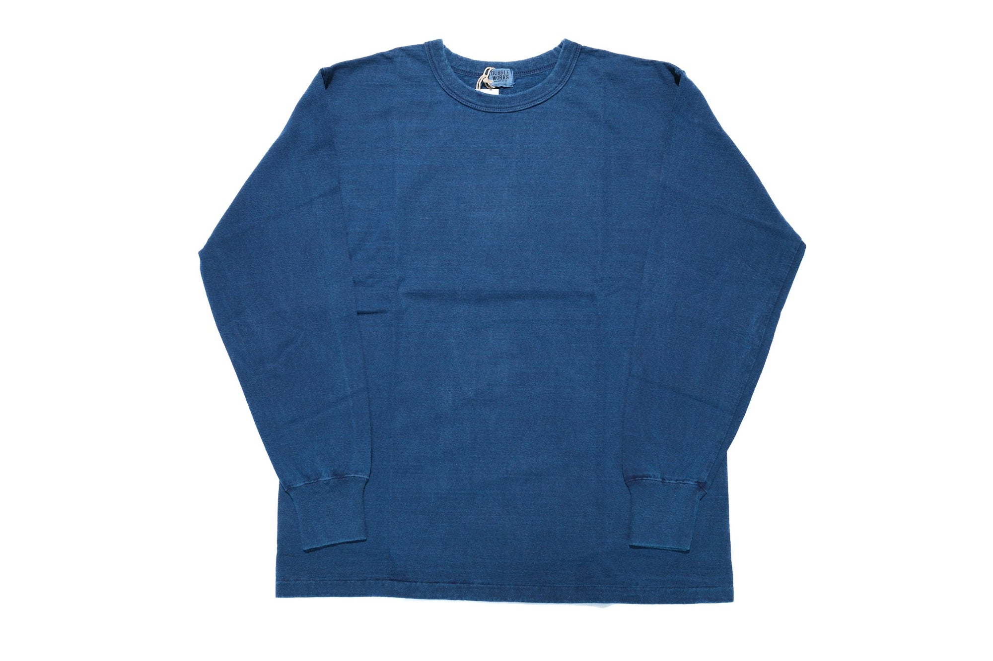Dubble Works 7.7oz "Fallen Cotton" Loopwheeled L/S Tee (Natural Indigo)