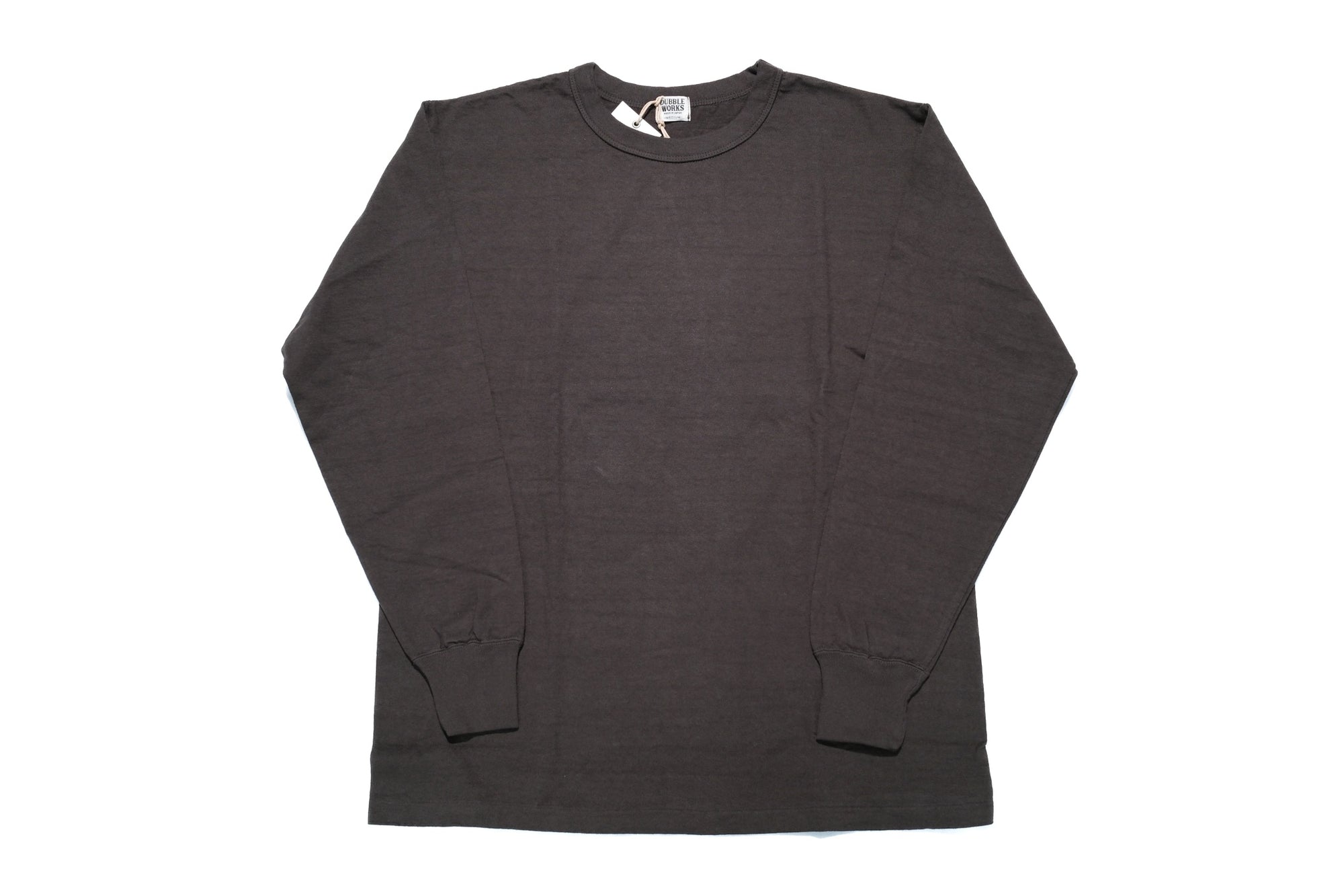 Dubble Works 7.7oz "Fallen Cotton" Loopwheeled Signature L/S Tee (Black)