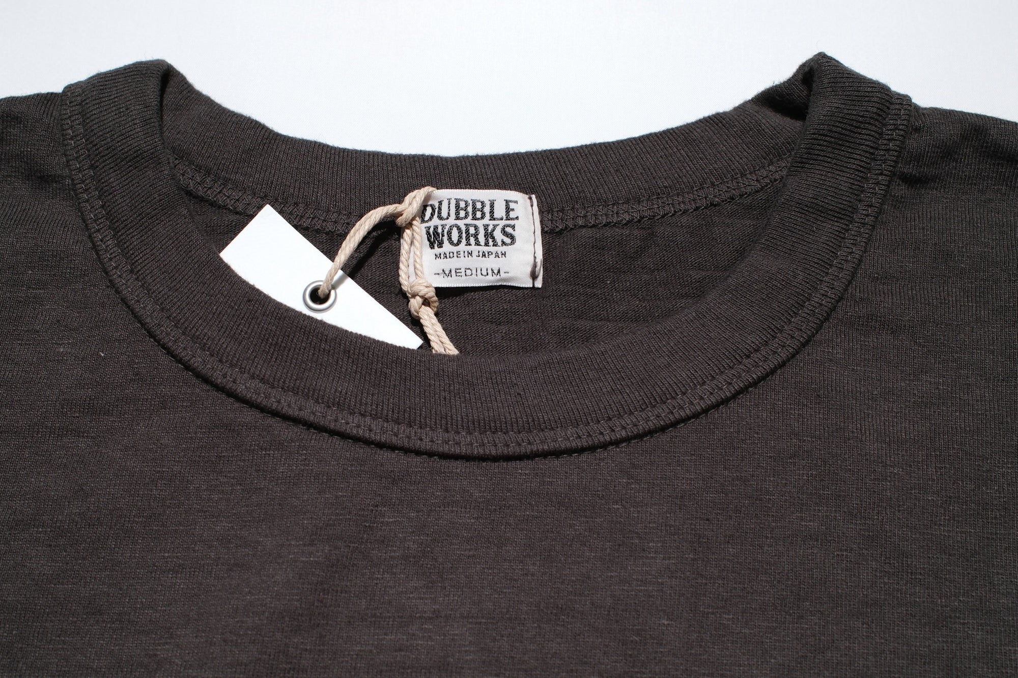 Dubble Works 7.7oz "Fallen Cotton" Loopwheeled Signature L/S Tee (Black)