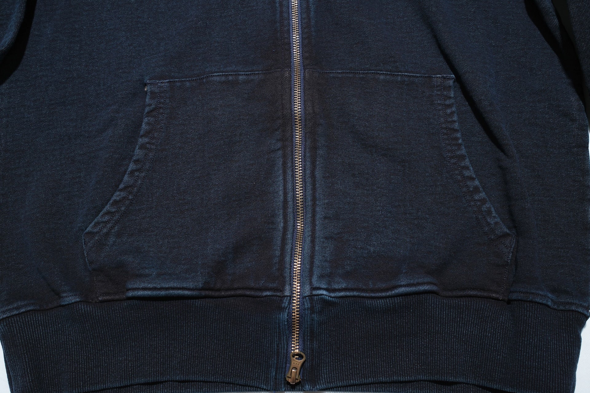 Samurai 14.5oz "Sun-Cured Persimmon" Hoody (Indigo X Kakishibu)