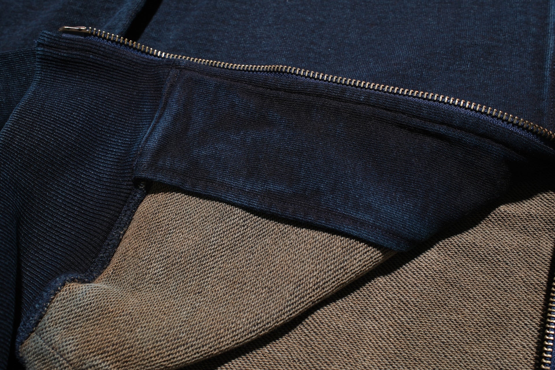 Samurai 14.5oz "Sun-Cured Persimmon" Hoody (Indigo X Kakishibu)